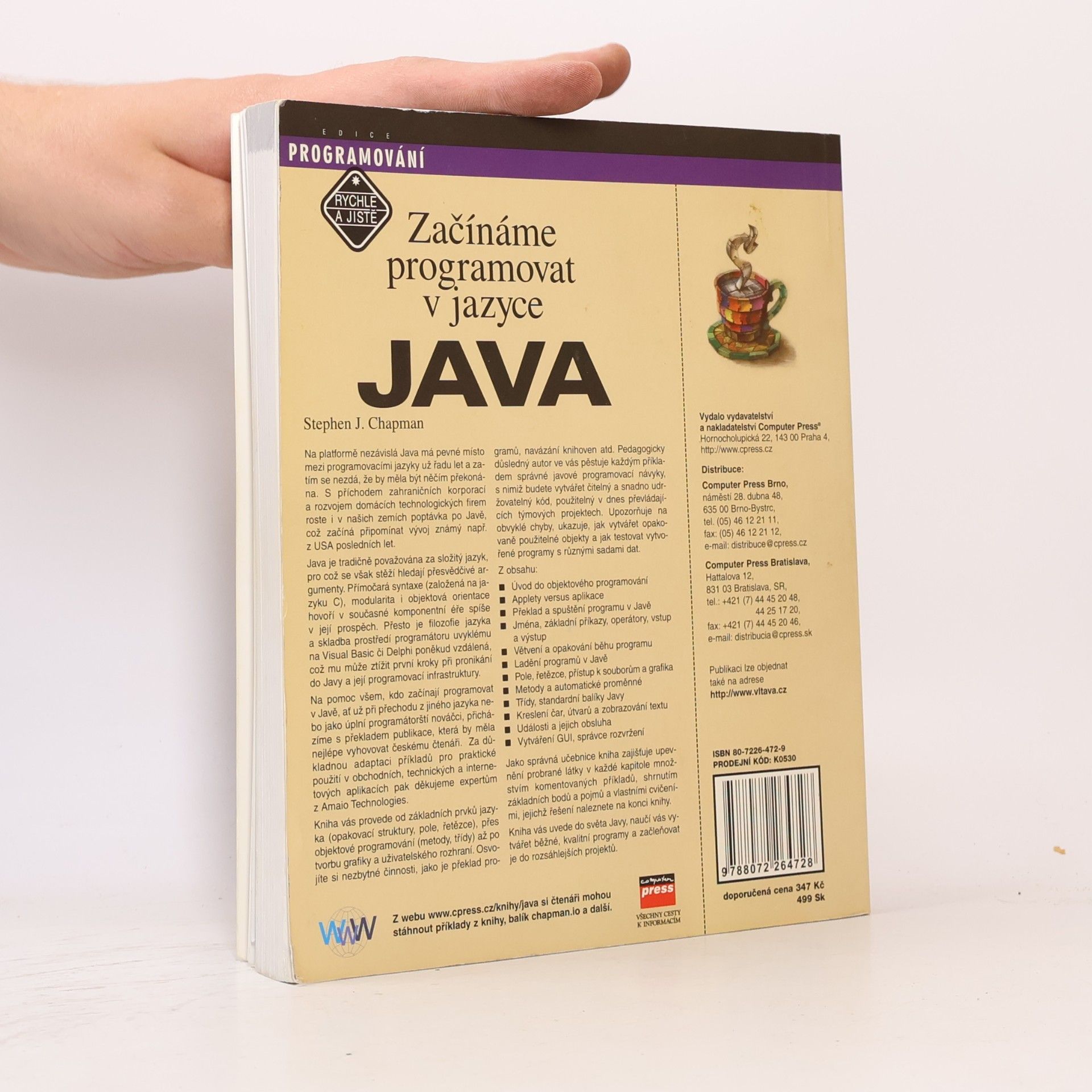 Stephen J. Chapman Začínáme programovat v jazyce Java