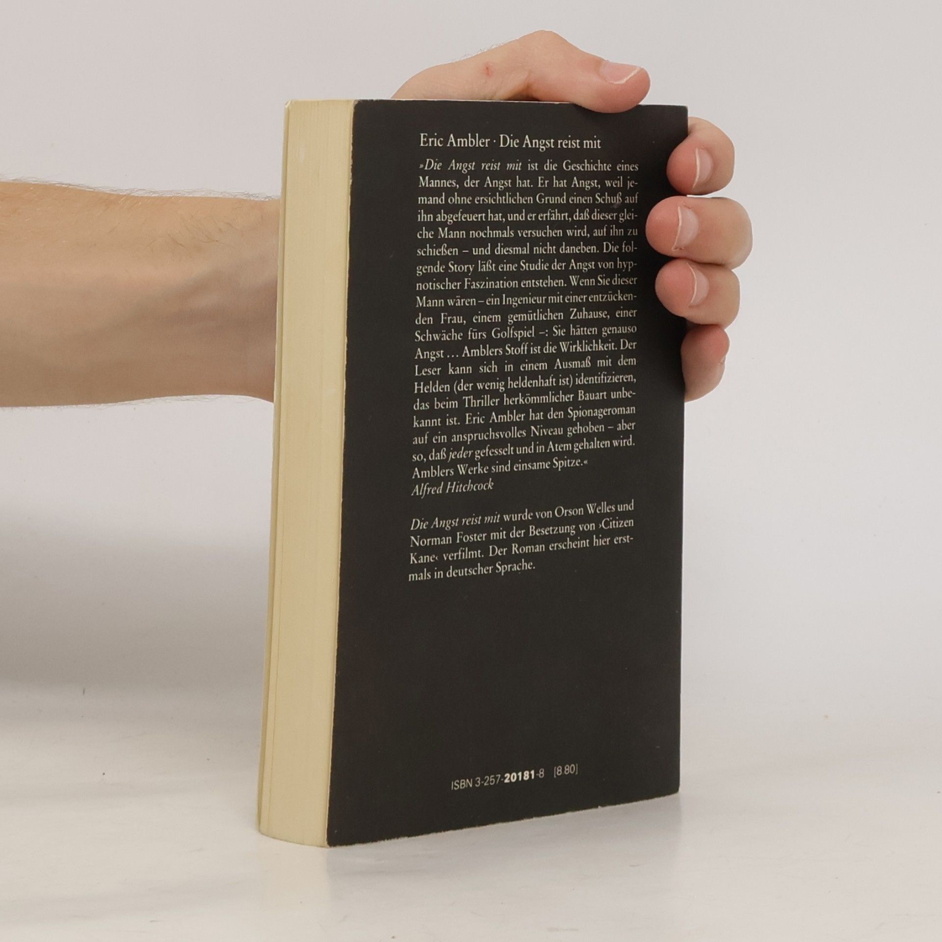 Eric Ambler Die Angst reist mit