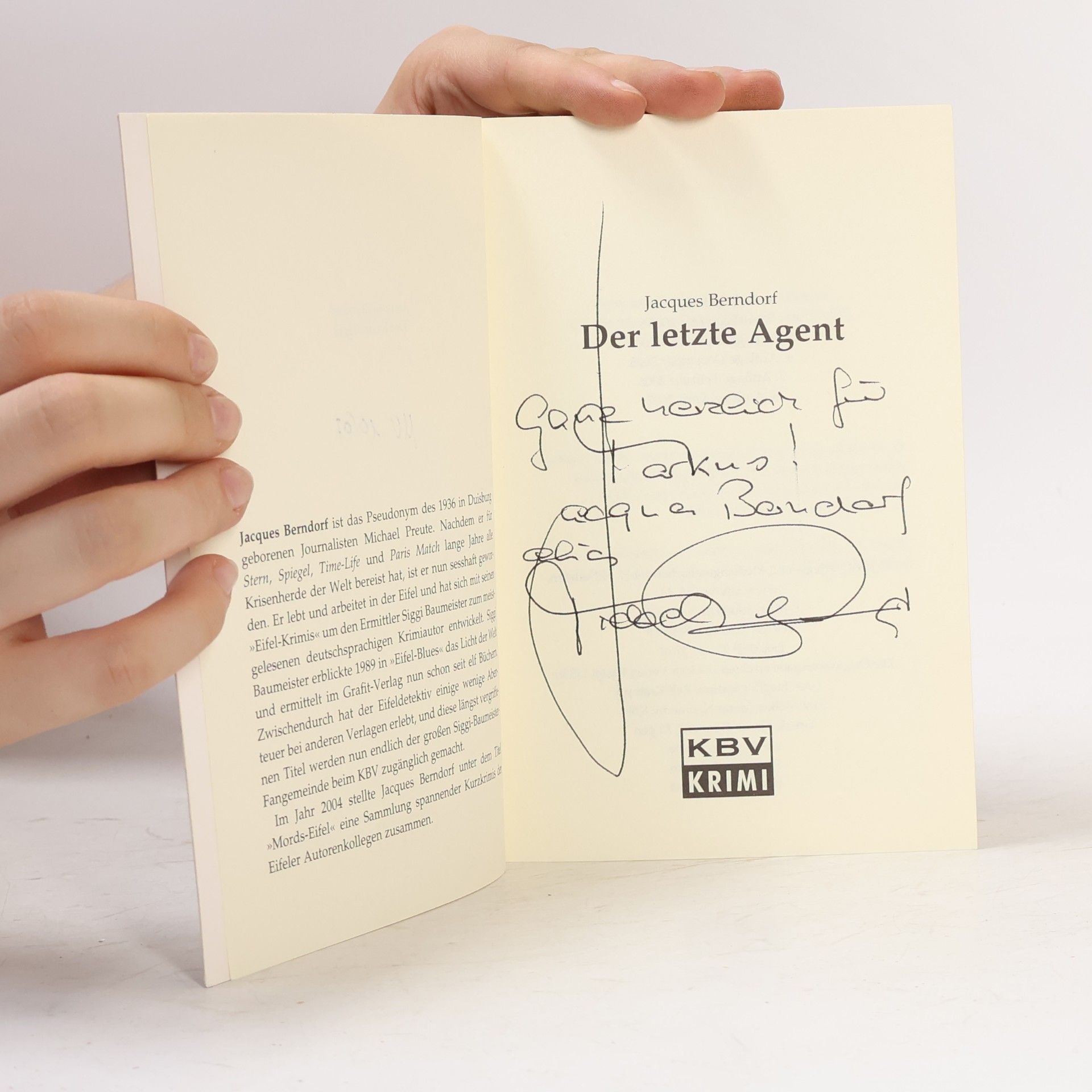 Jacques Berndorf Der letzte Agent