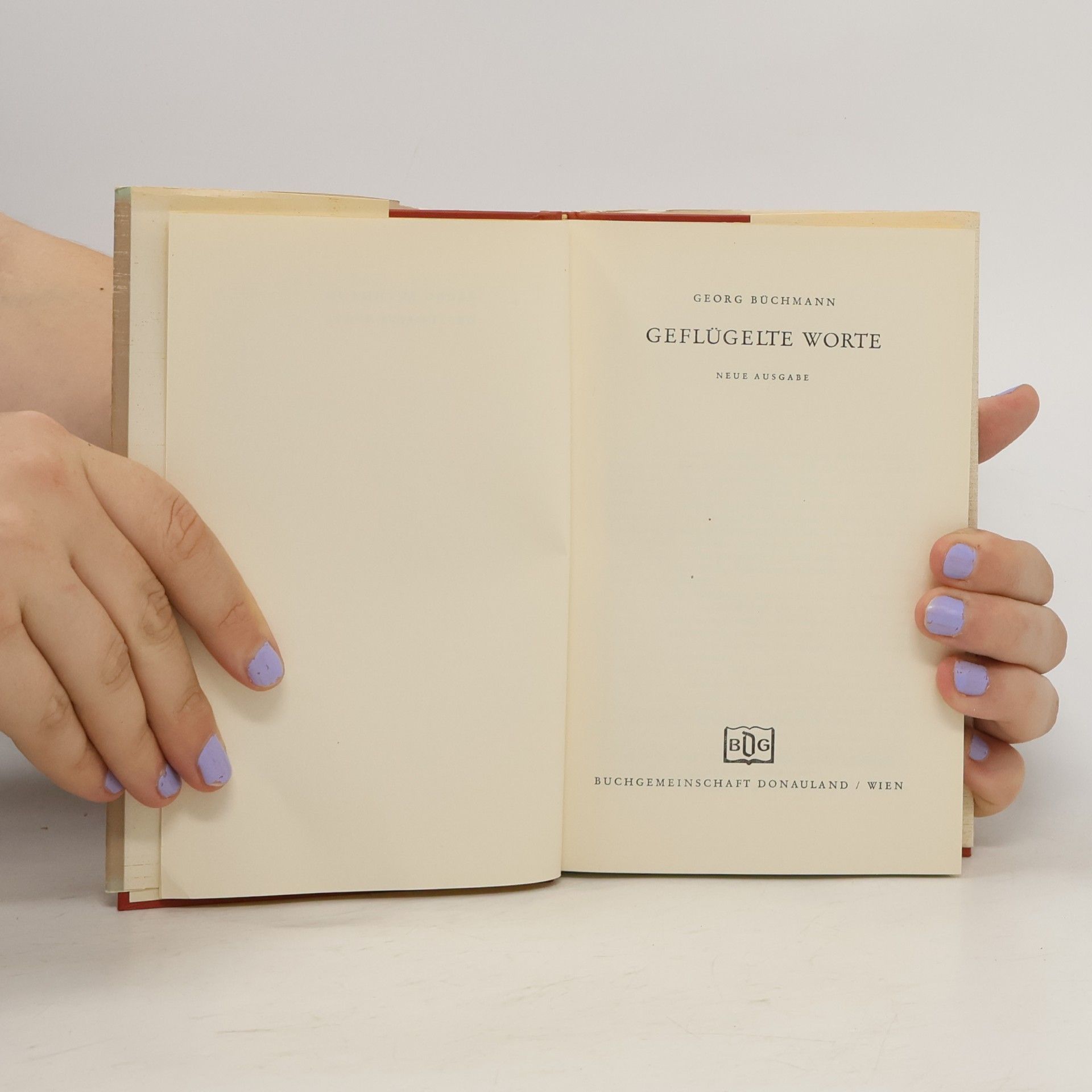 Georg Büchmann Geflügelte Worte