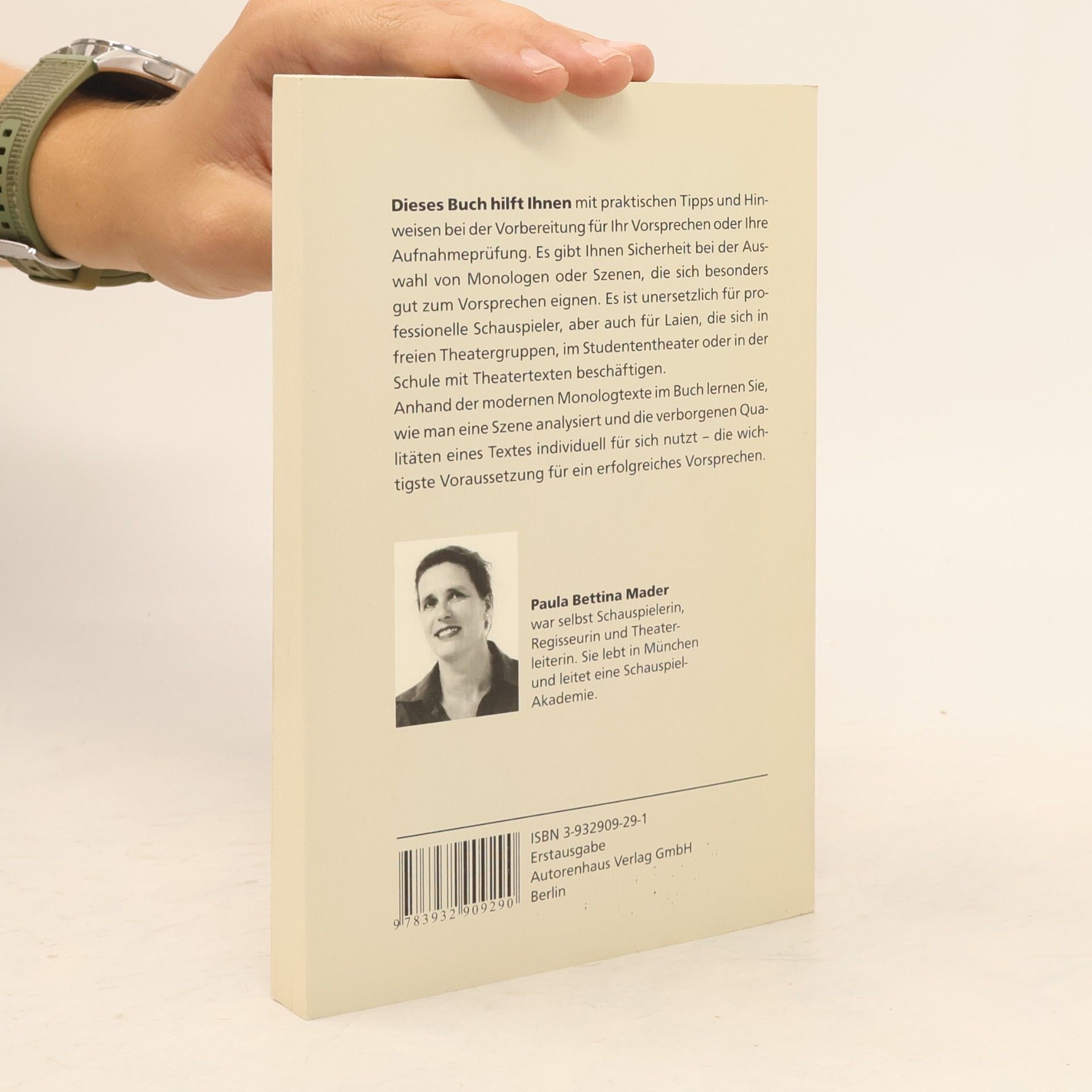 Paula Bettina Mader Vorsprechen