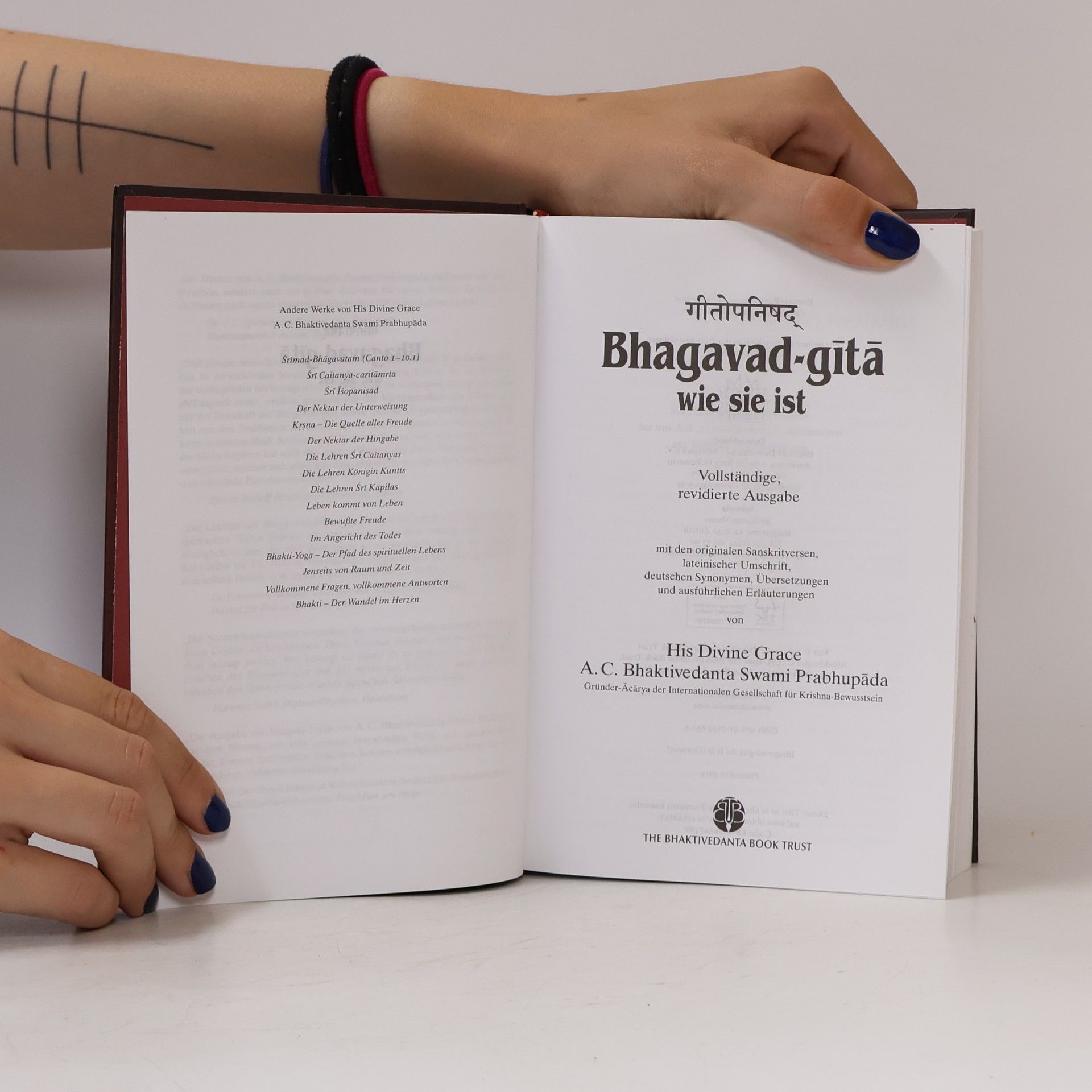 A. C. Bhaktivedanta Swami Prabhupada Bhagavad-gítá. Wie sie ist