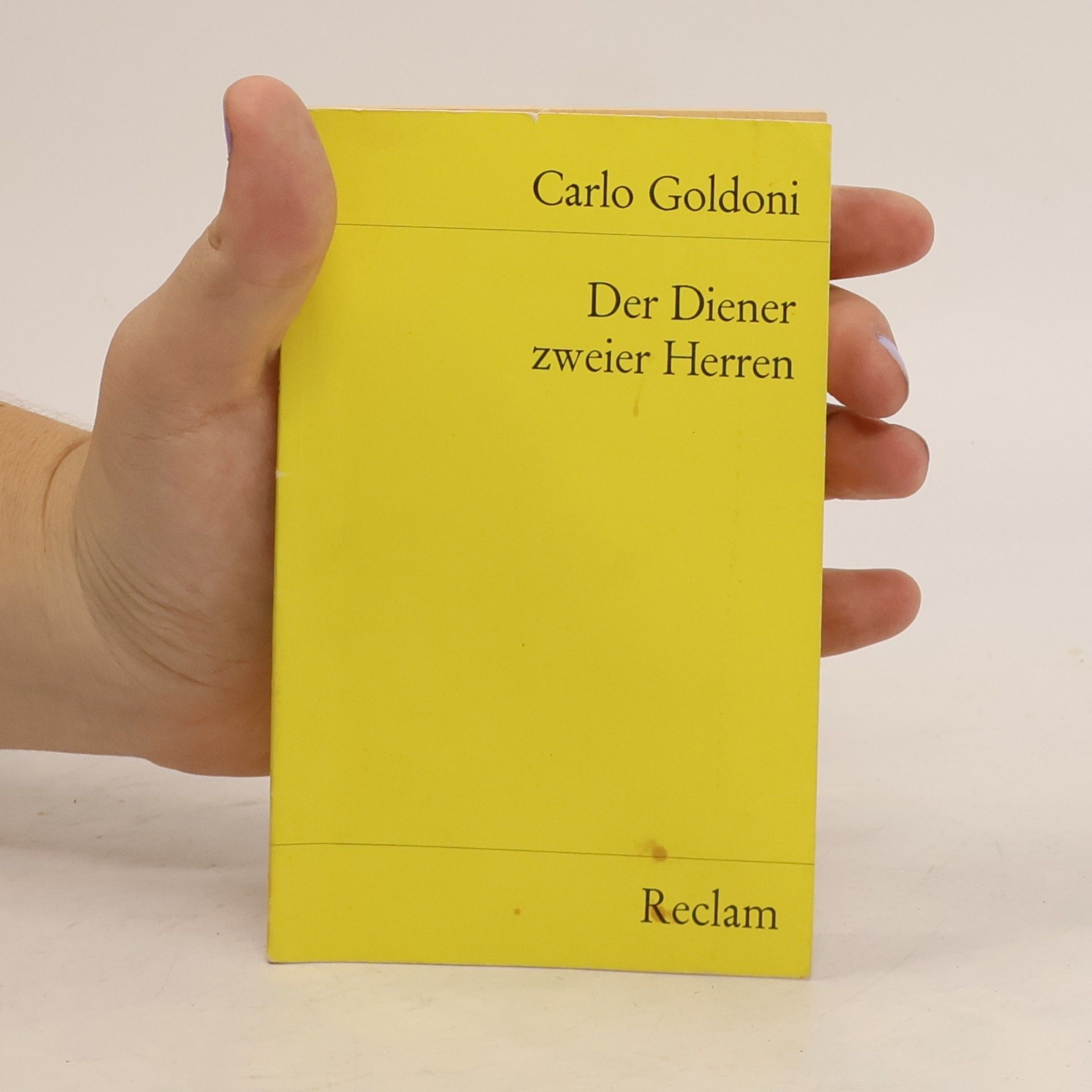 Carlo Goldoni Der Diener zweier Herren