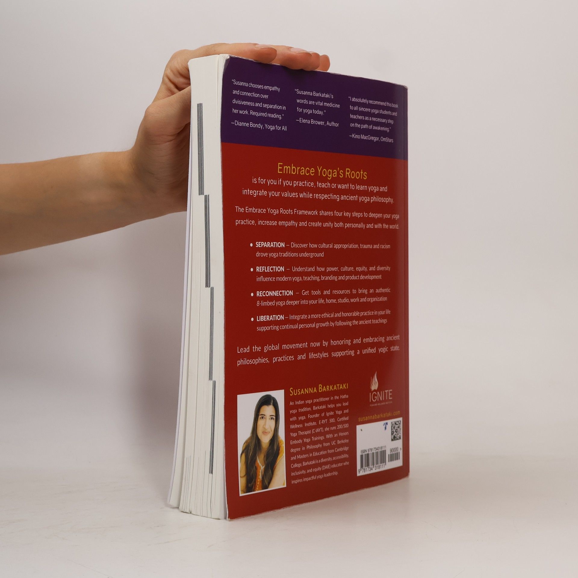 Barkataki Susanna Embrace Yoga's Roots: Courageous Ways to Deepen Your Yoga Practice