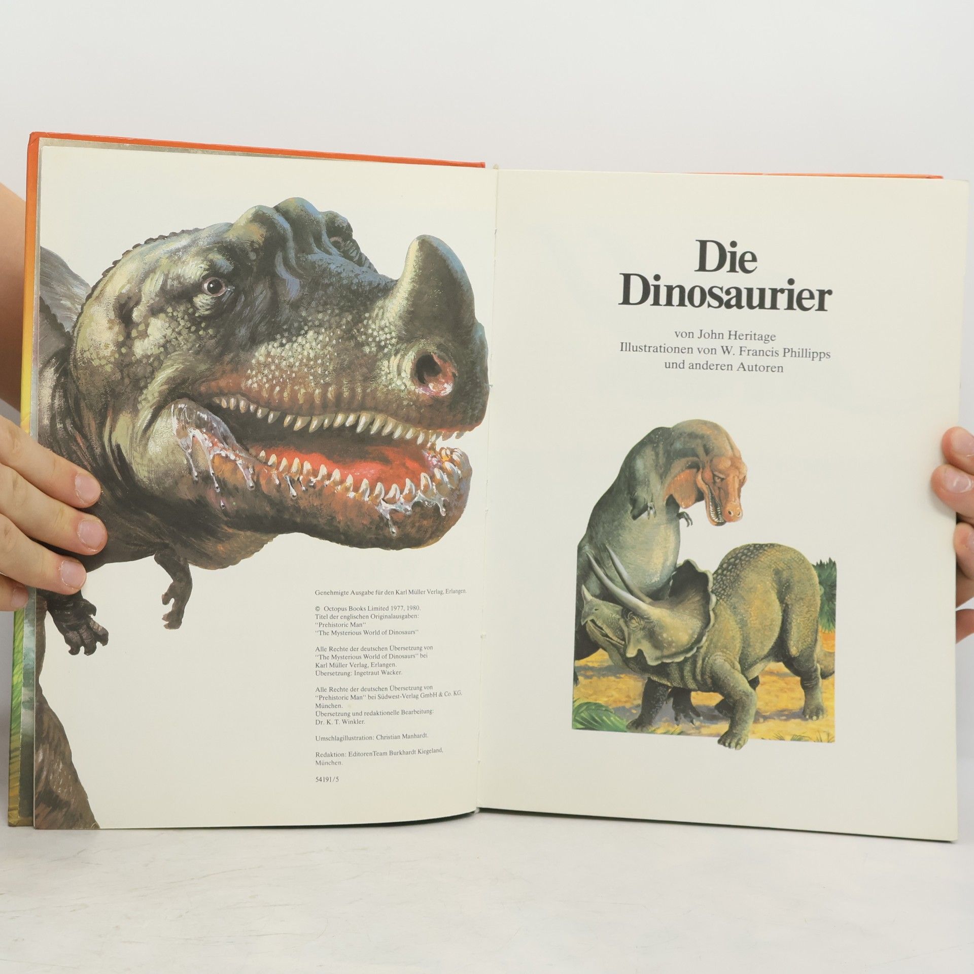 John Waechter Die Dinosaurier. Die Welt des Urmenschen