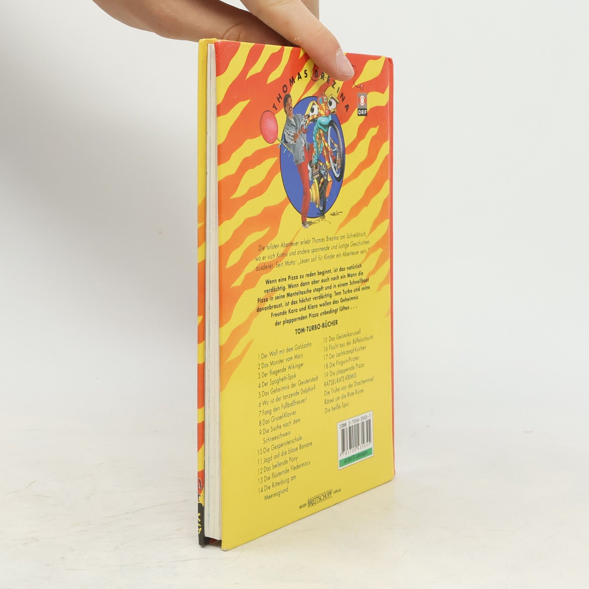 Thomas Brezina Tom Turbo: Die plappernde Pizza
