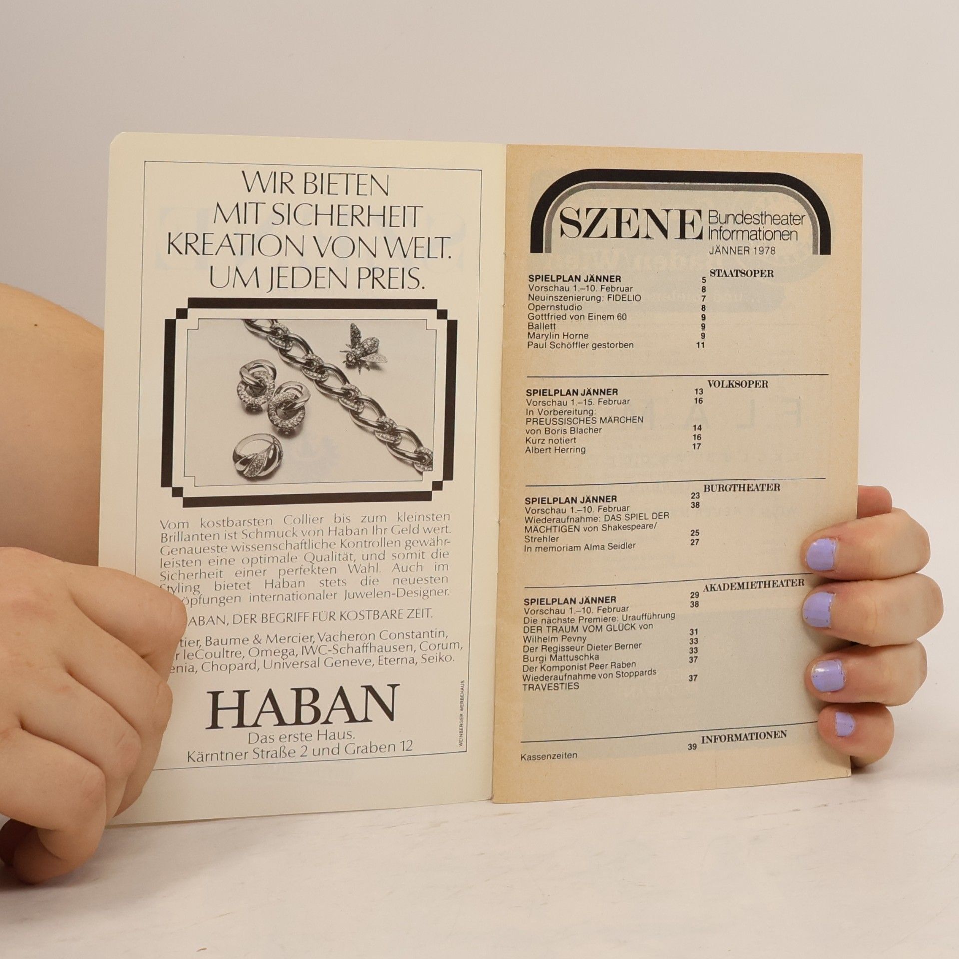 kolektiv SZENE. Jänner 1978