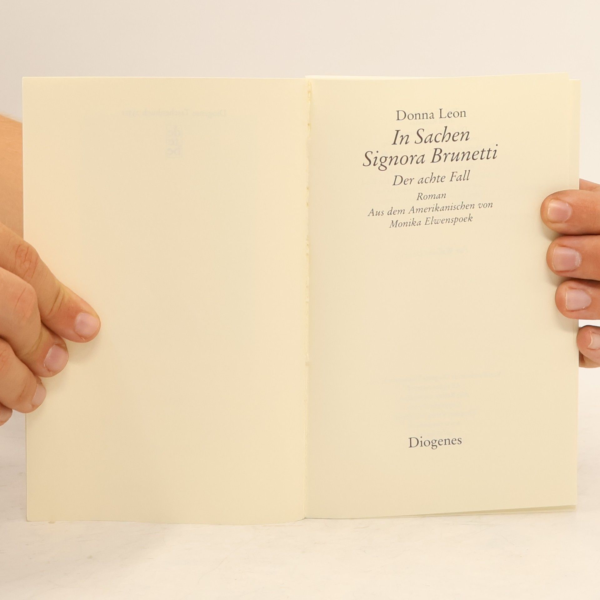 Donna Leon In Sachen Signora Brunetti