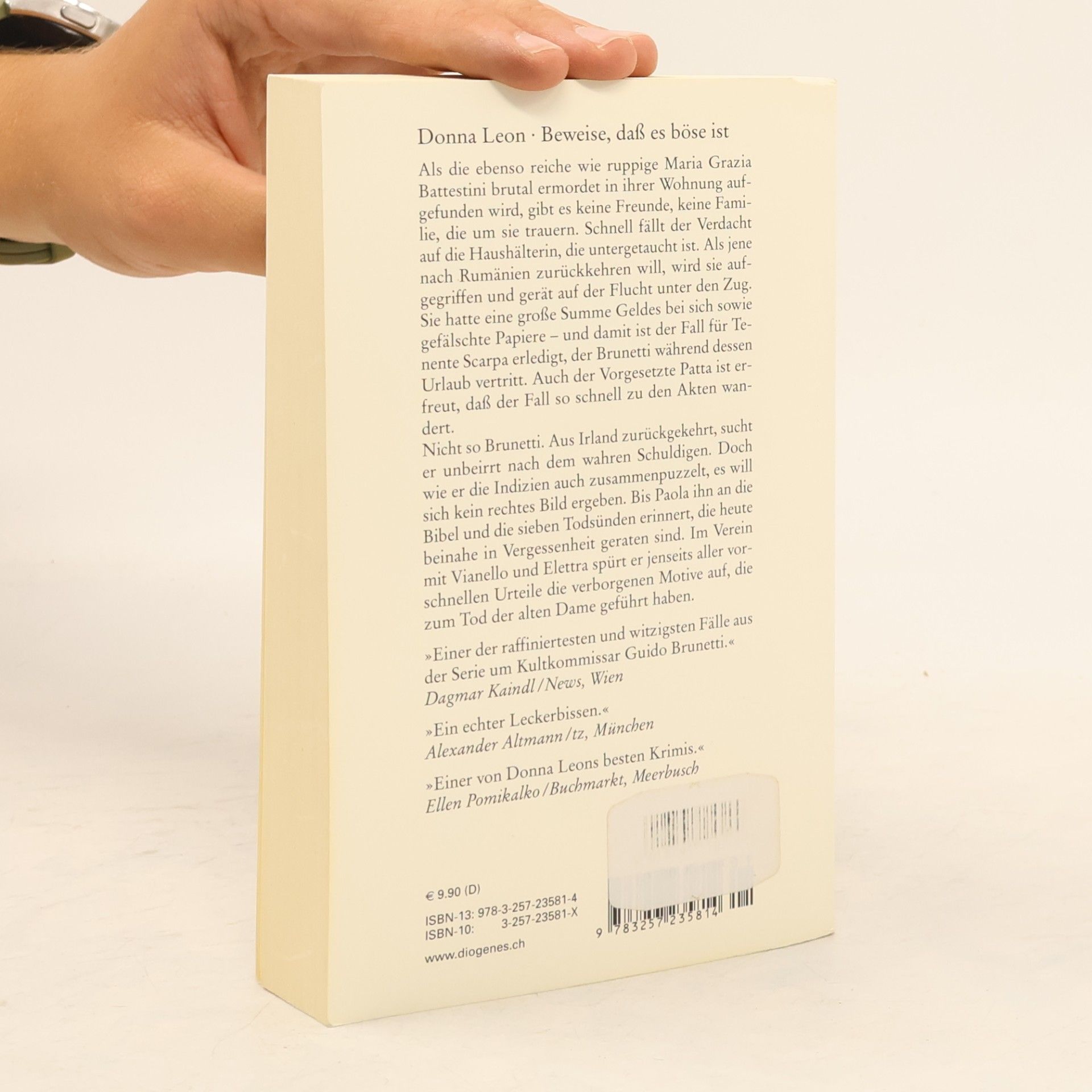 Donna Leon Beweise, daß es böse ist