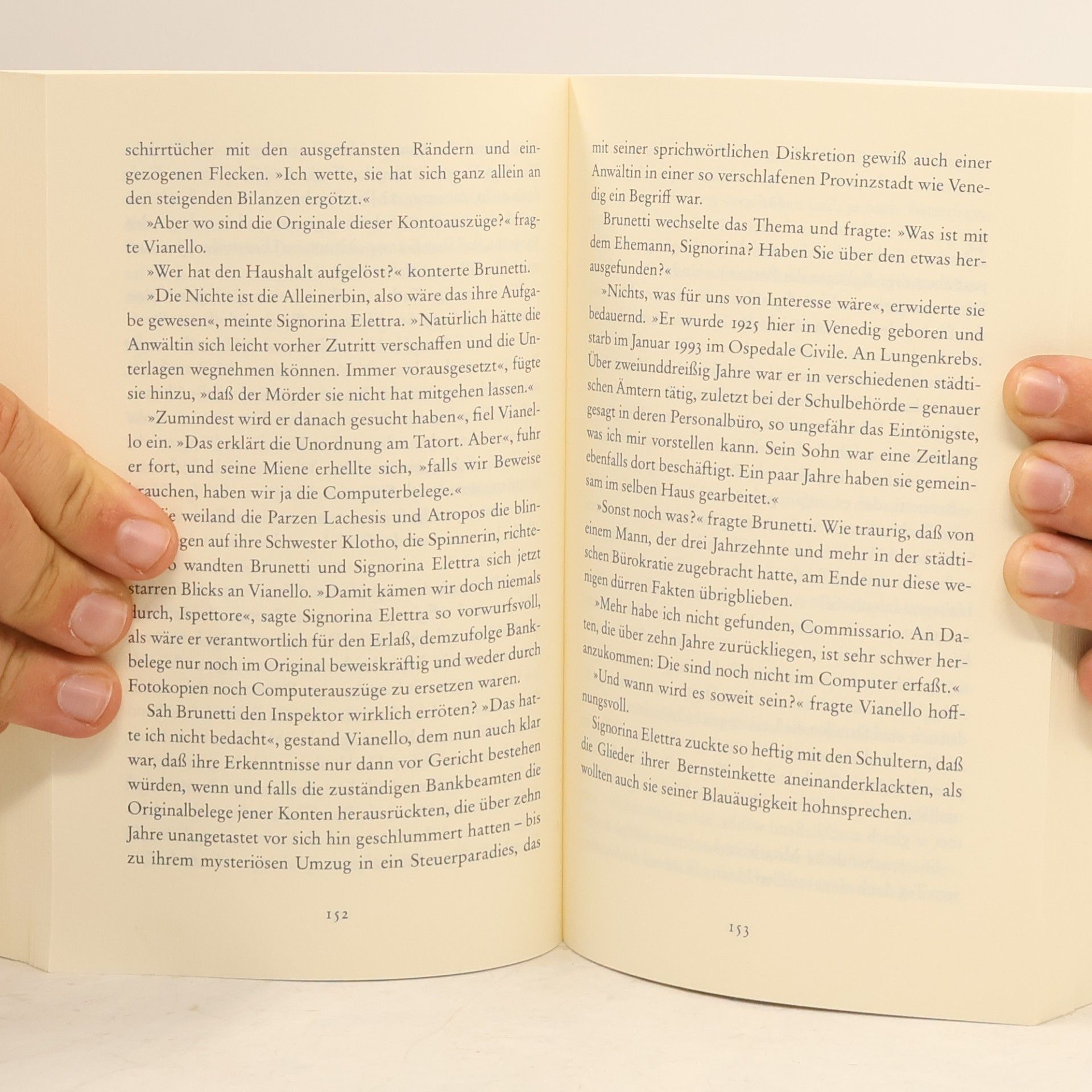 Donna Leon Beweise, daß es böse ist