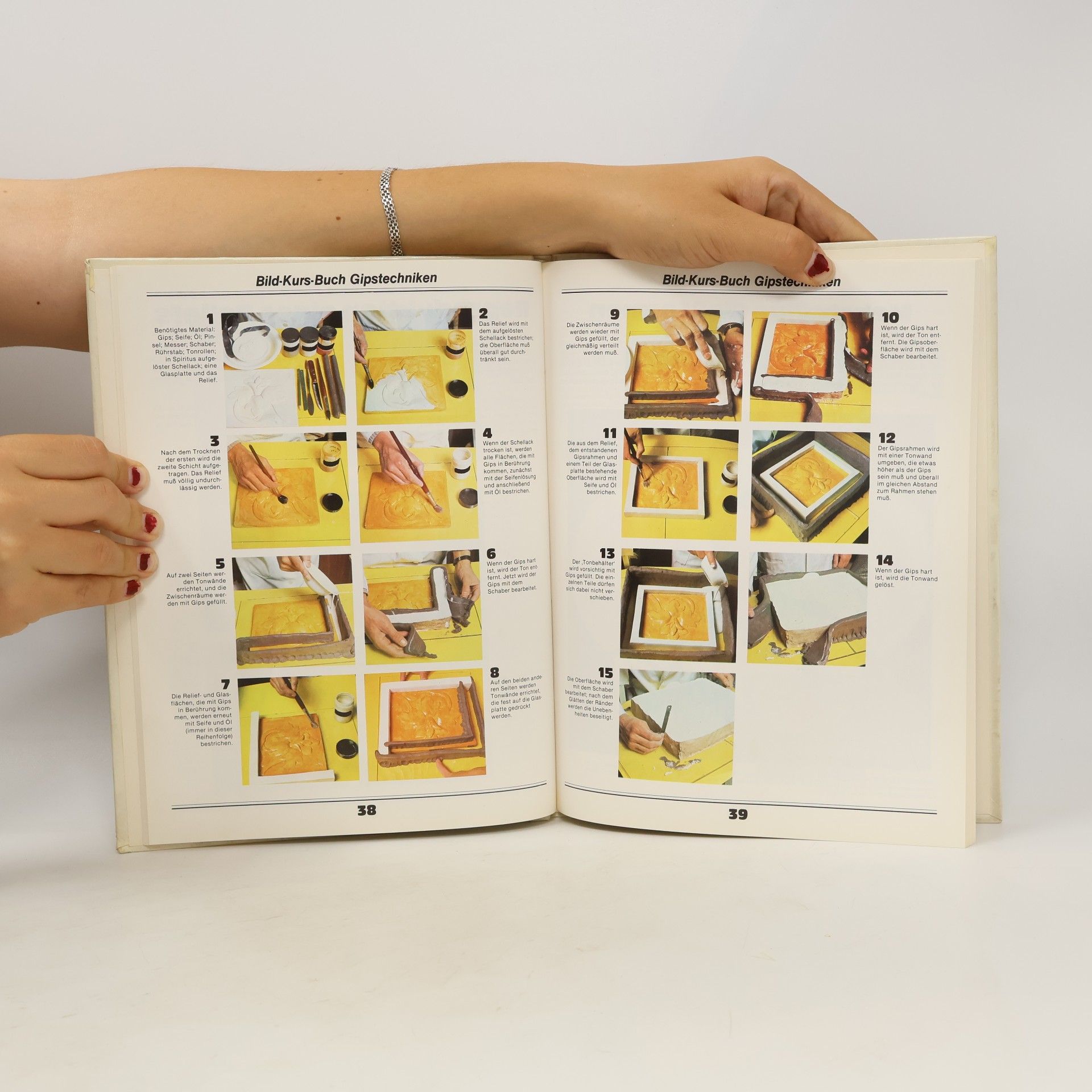 Lies de Jonge Bild-Kurs-Buch Gipstechniken