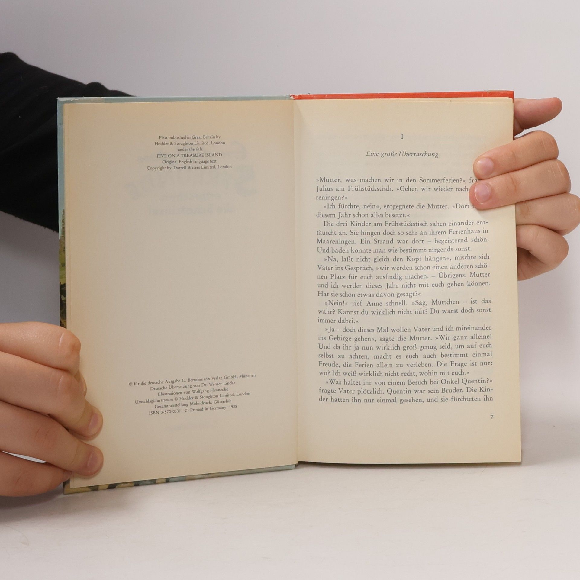 Enid Blyton Fünf Freunde erforschen die Schatzinsel