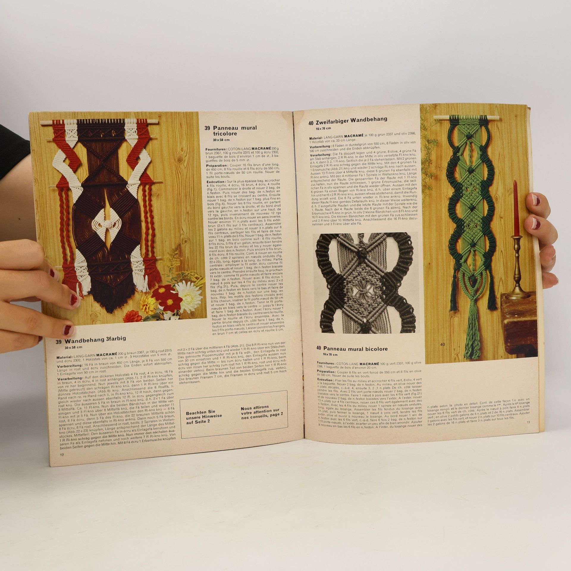 Autores varios Macramé Lang. Anleitungen und Modelle