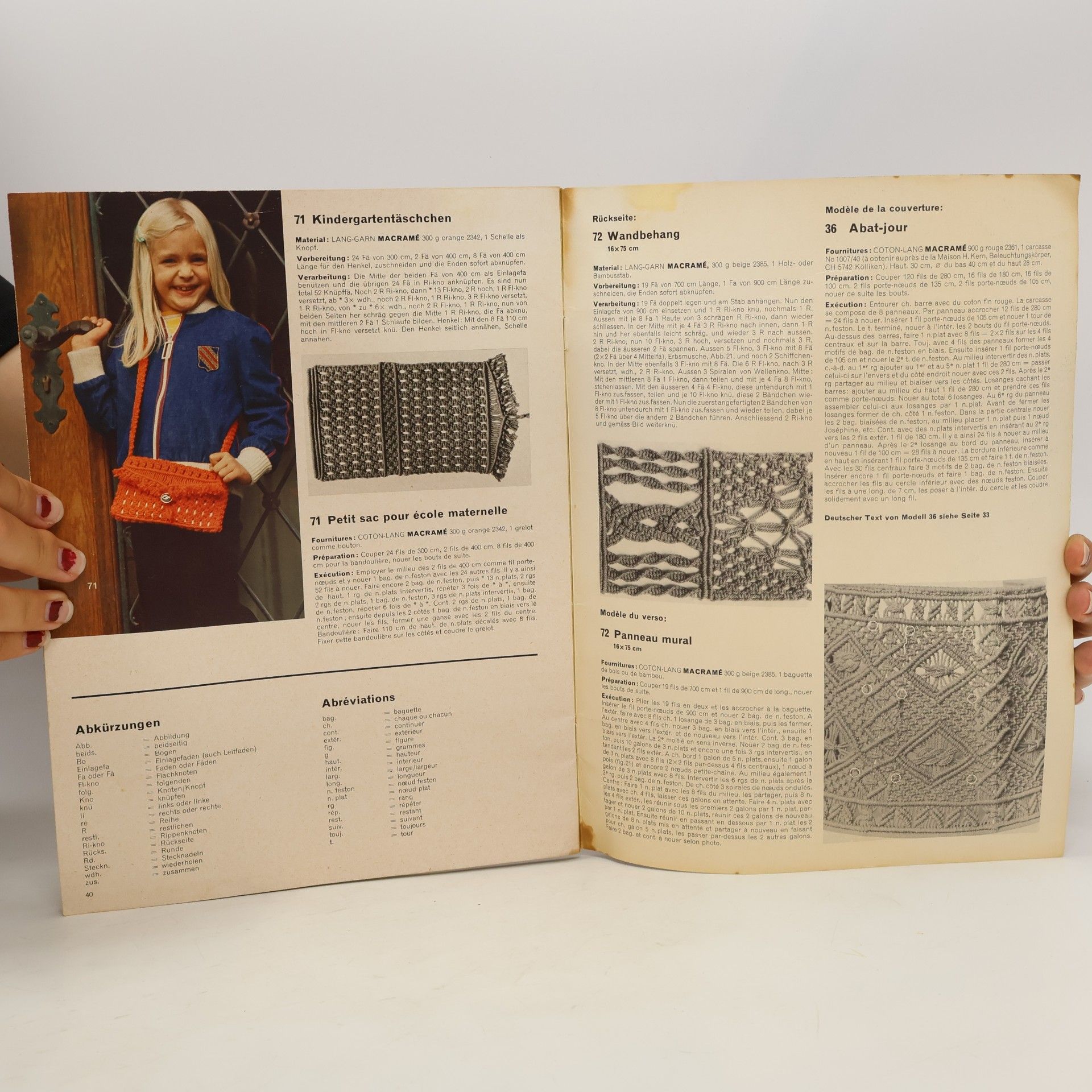 Autores varios Macramé Lang. Anleitungen und Modelle