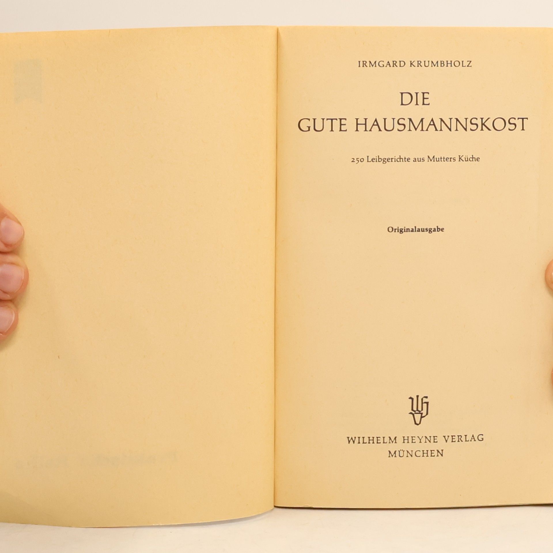 Irmgard Krumbholz Die Gute Hausmannskost
