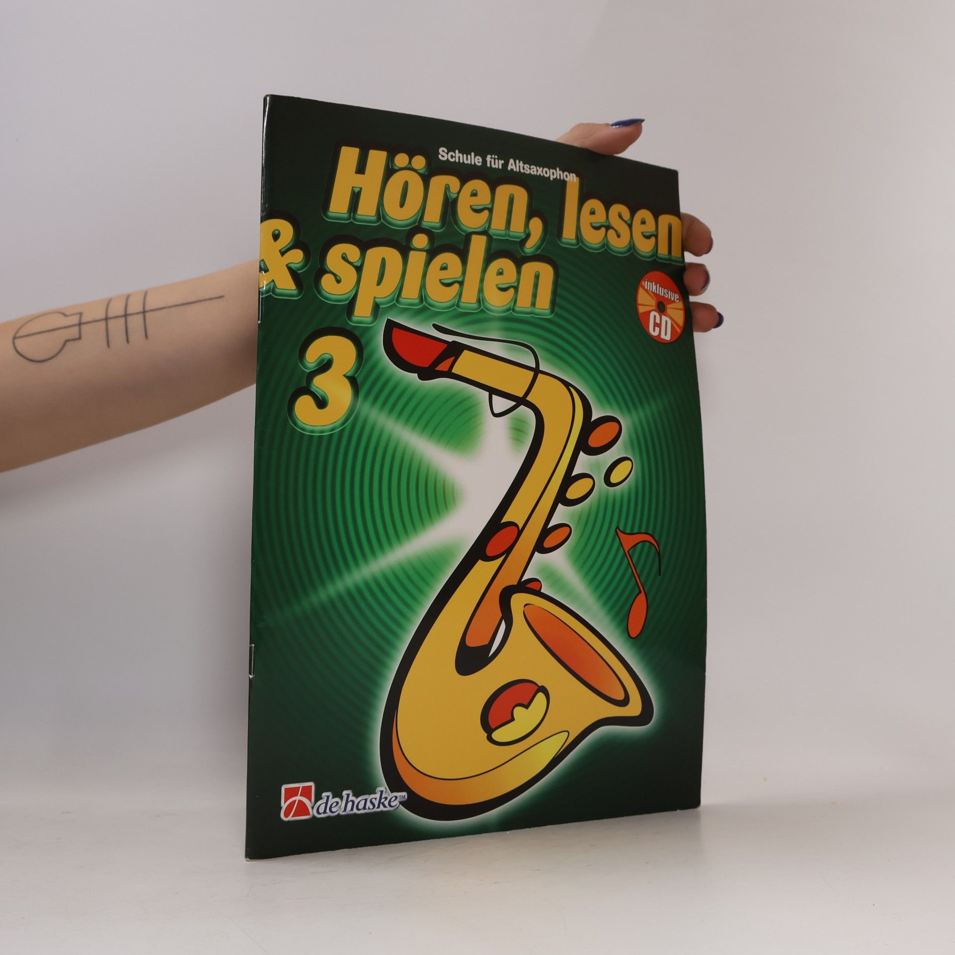 Jaap Kastelein Saxophone - 3: Hören, Lesen & Spielen, Schule für Altsaxophon - m. Audio-CD