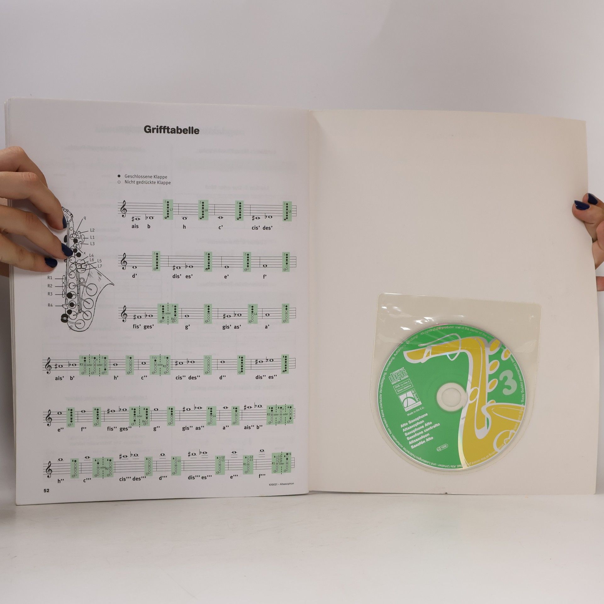 Michiel Oldenkamp Saxophone - 3: Hören, Lesen & Spielen, Schule für Altsaxophon - m. Audio-CD