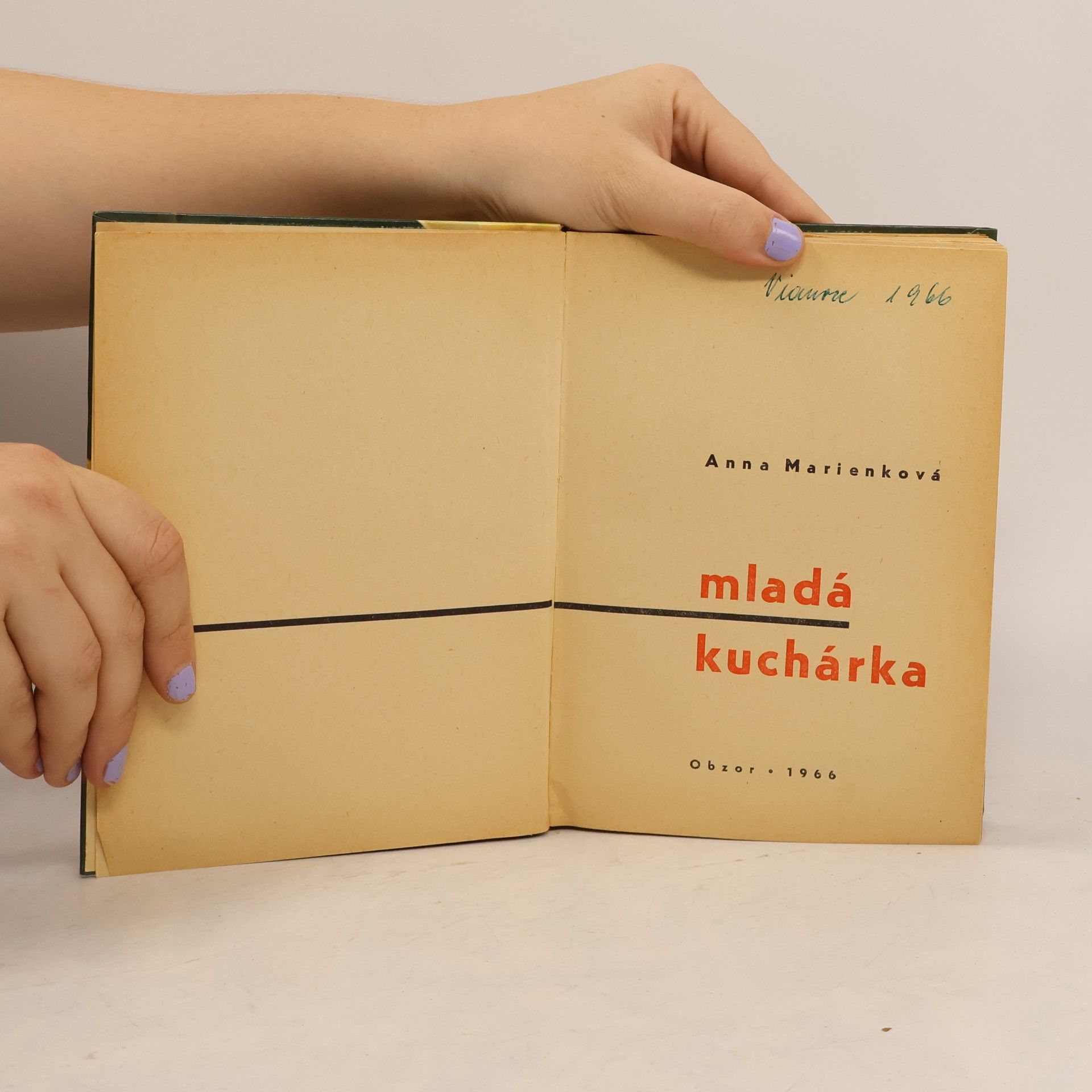 Marienková Anna Mladá kuchárka
