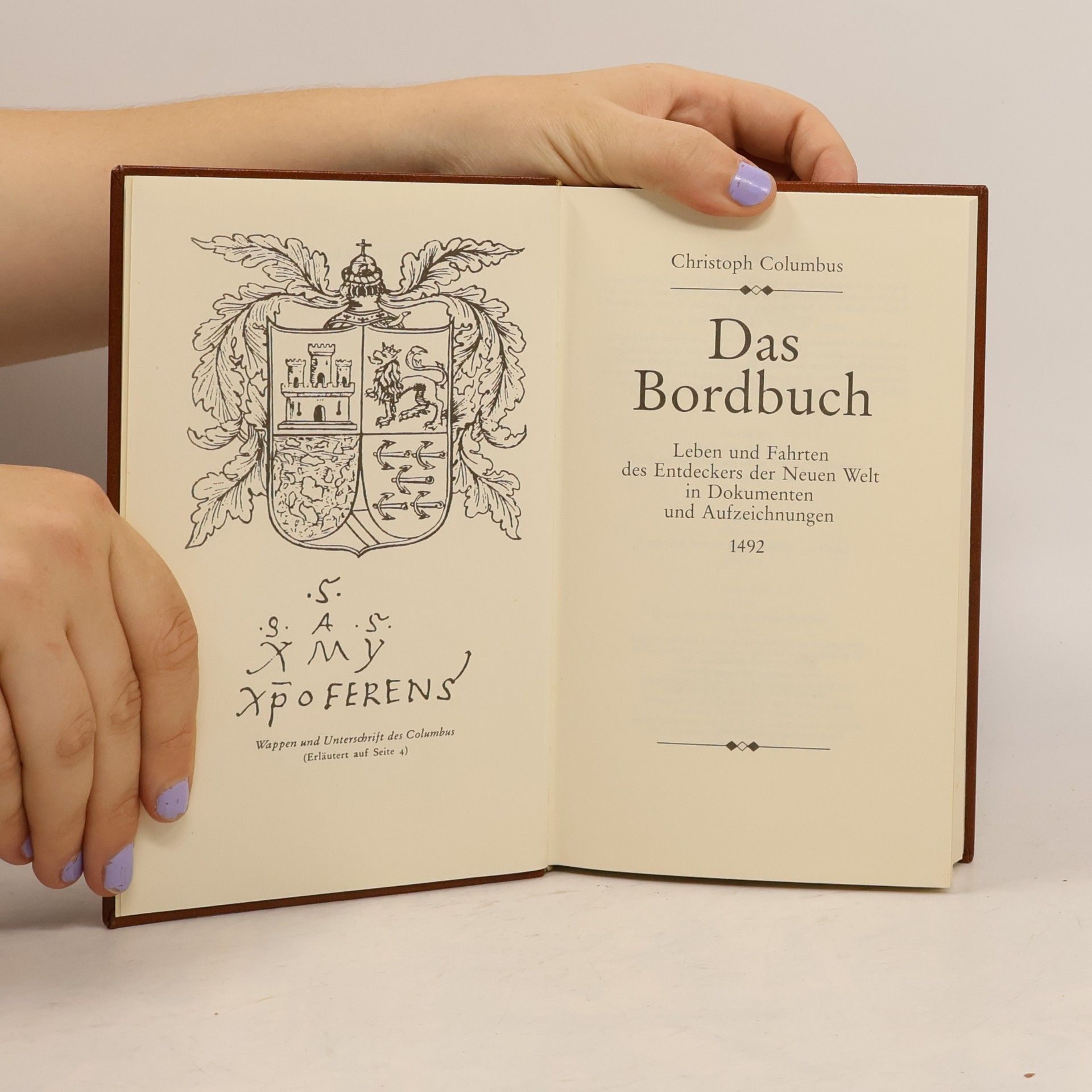 Christoph Columbus Das Bordbuch
