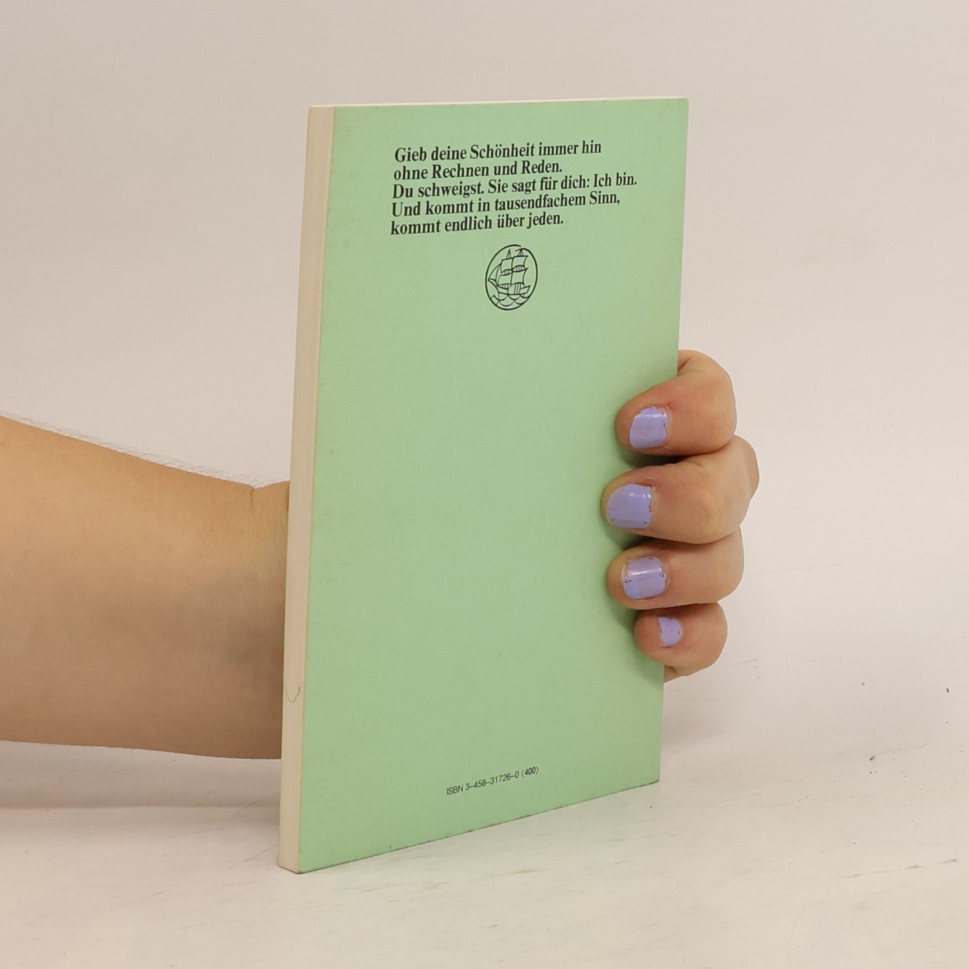 Rainer Maria Rilke Das Buch der Bilder