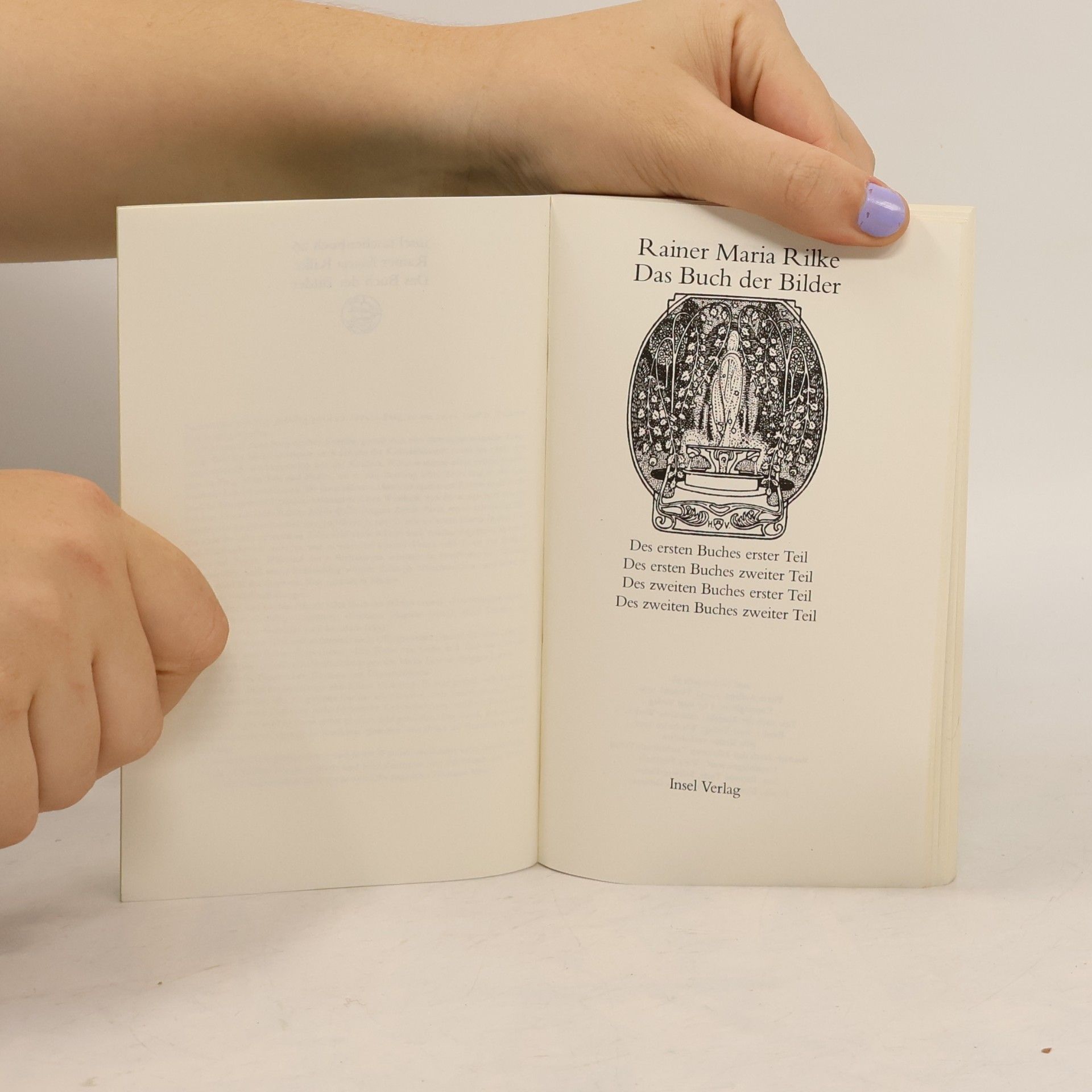 Rainer Maria Rilke Das Buch der Bilder