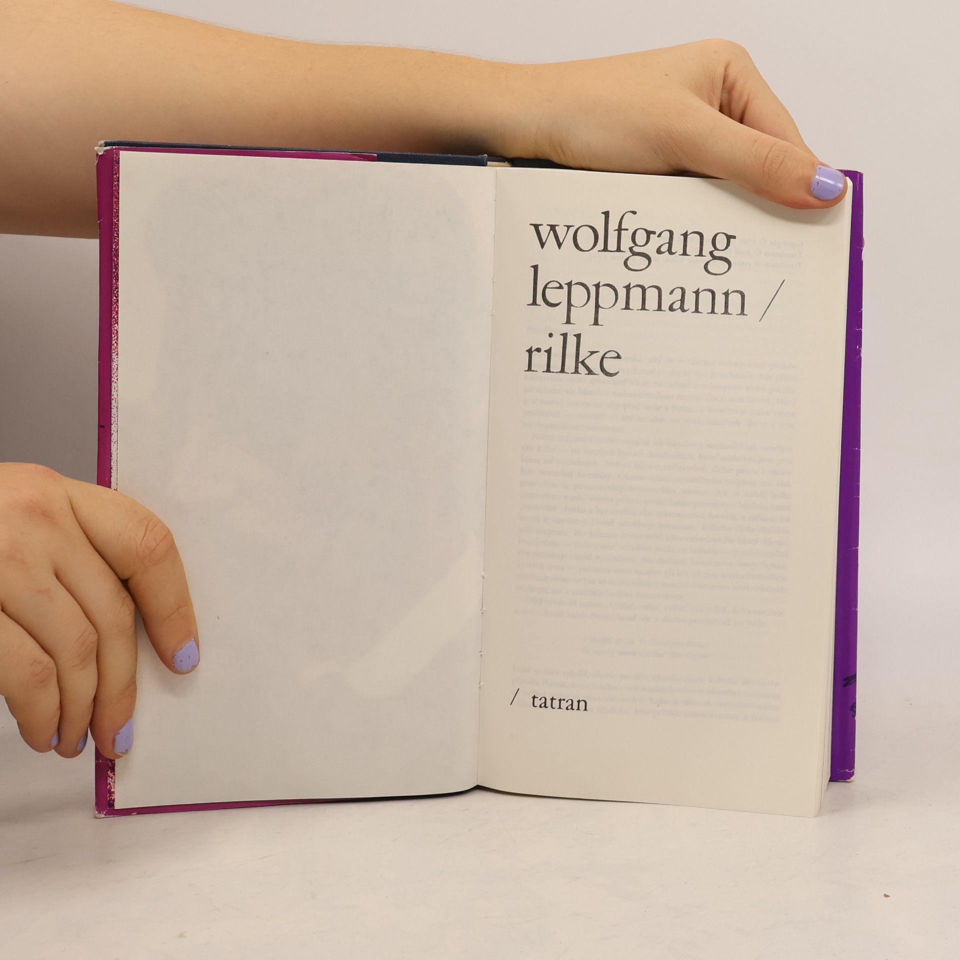 Wolfgang Leppmann Osudy Slávných: Rilke