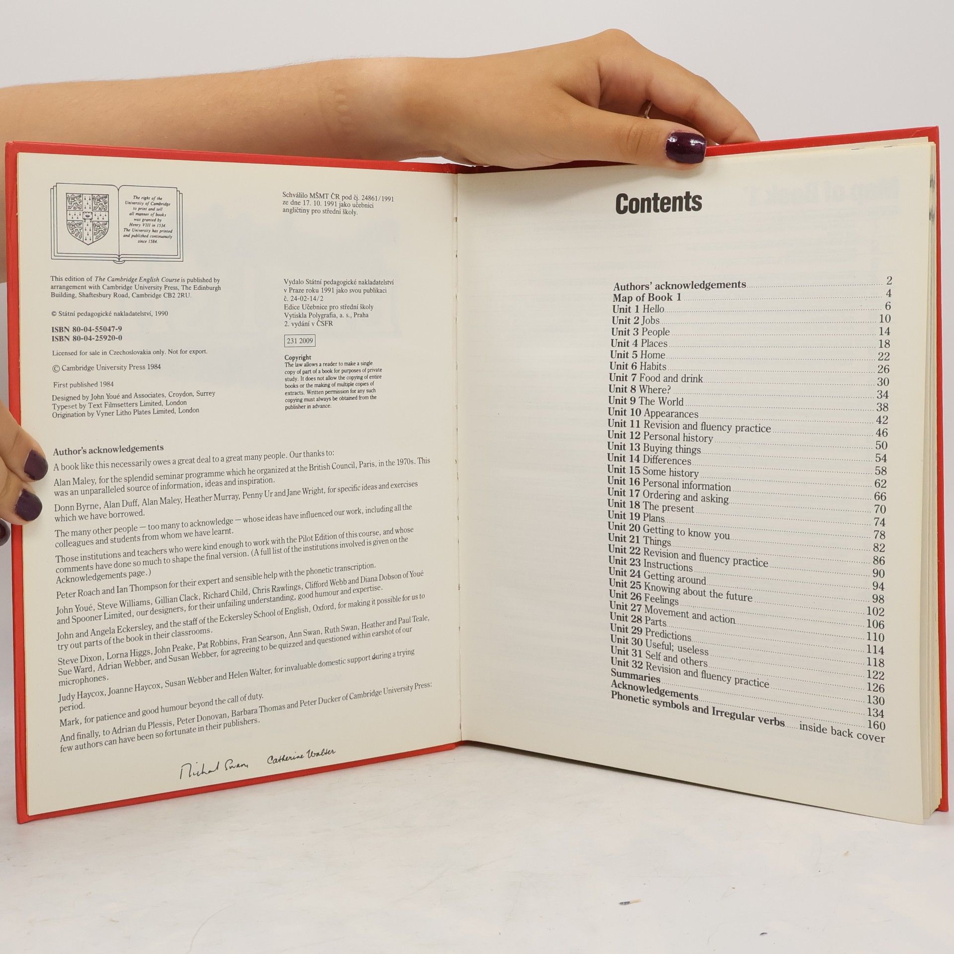 Catherine Walter The Cambridge English Course. Student's Book 1