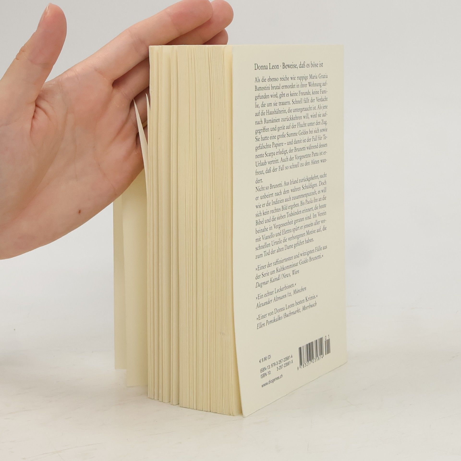 Donna Leon Beweise, daß es böse ist