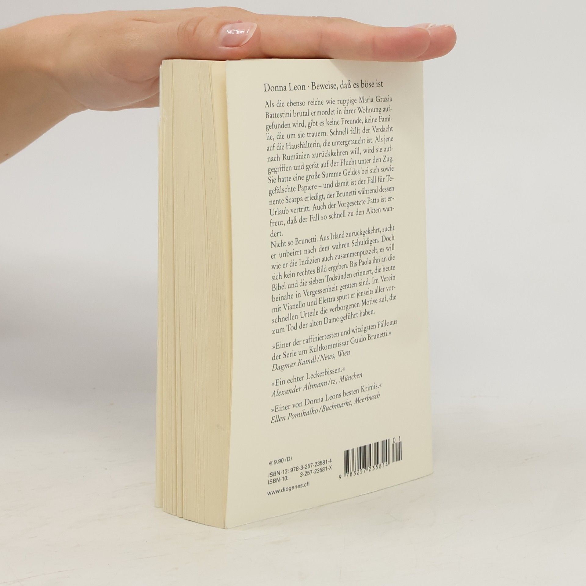 Donna Leon Beweise, daß es böse ist