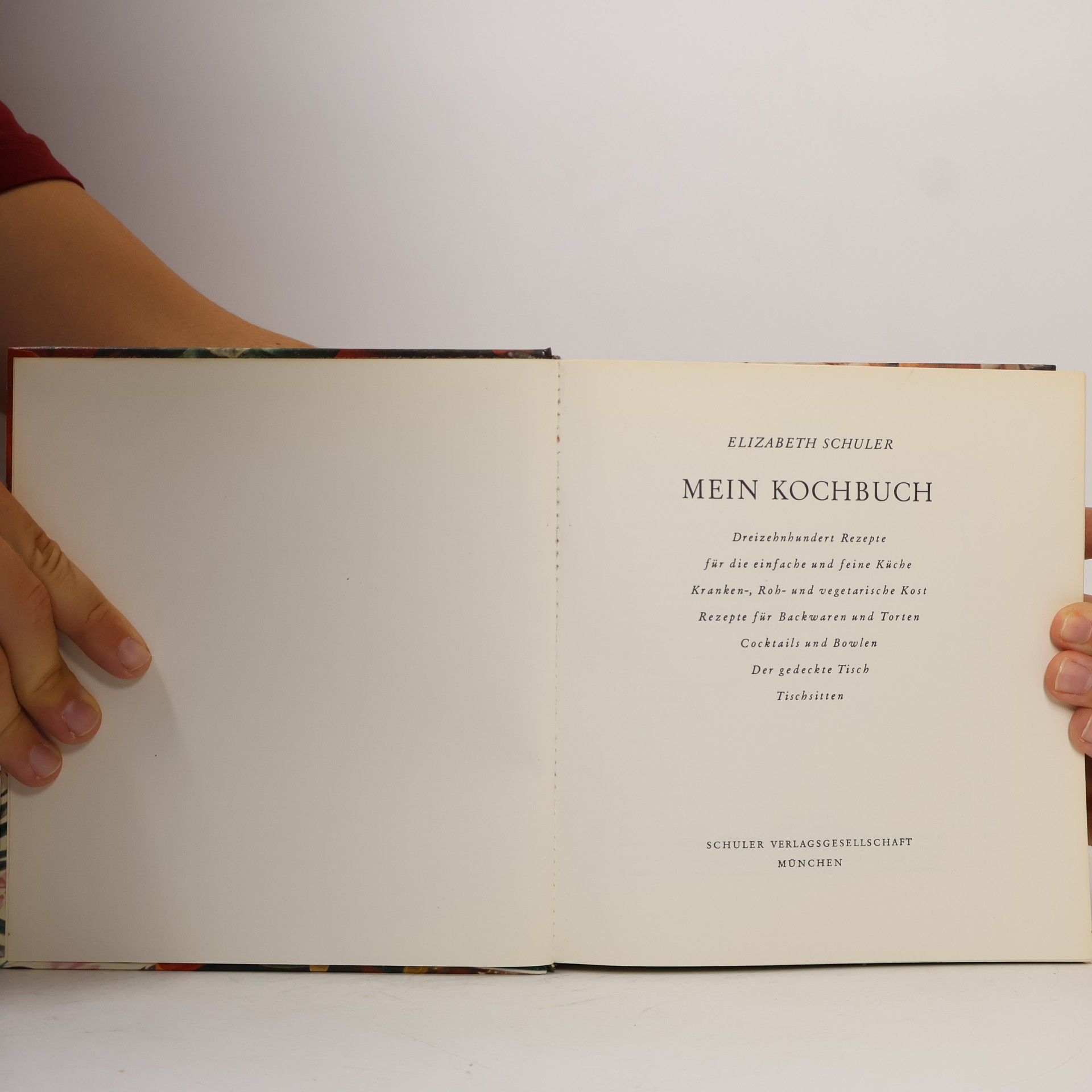 Elizabeth Schuler Mein Kochbuch