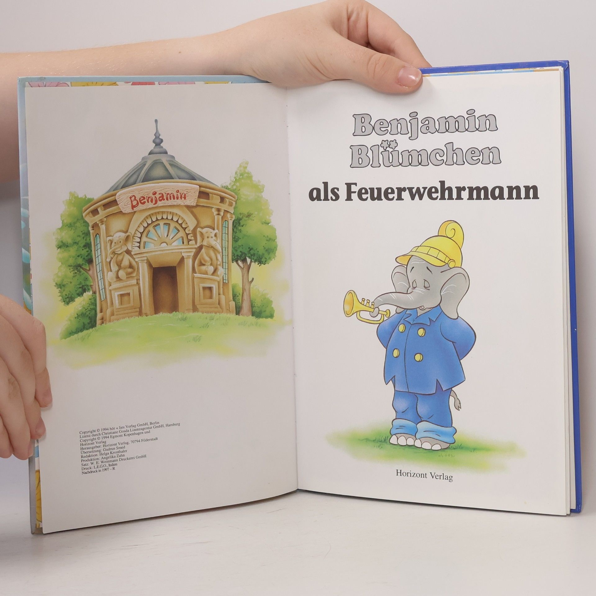 Elfie Donnelly Benjamin Blümchen als Feuerwehrmann
