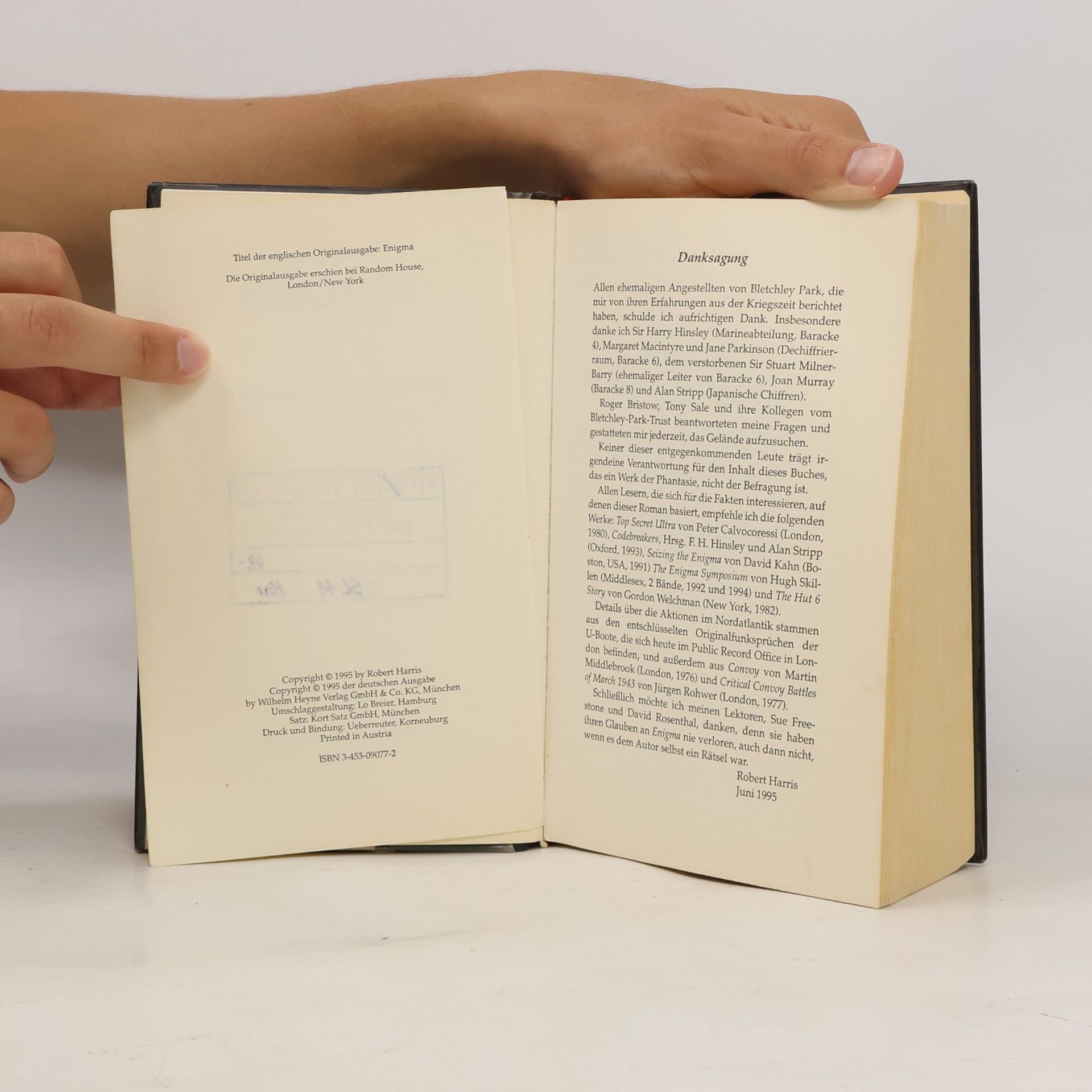 Robert Harris Enigma