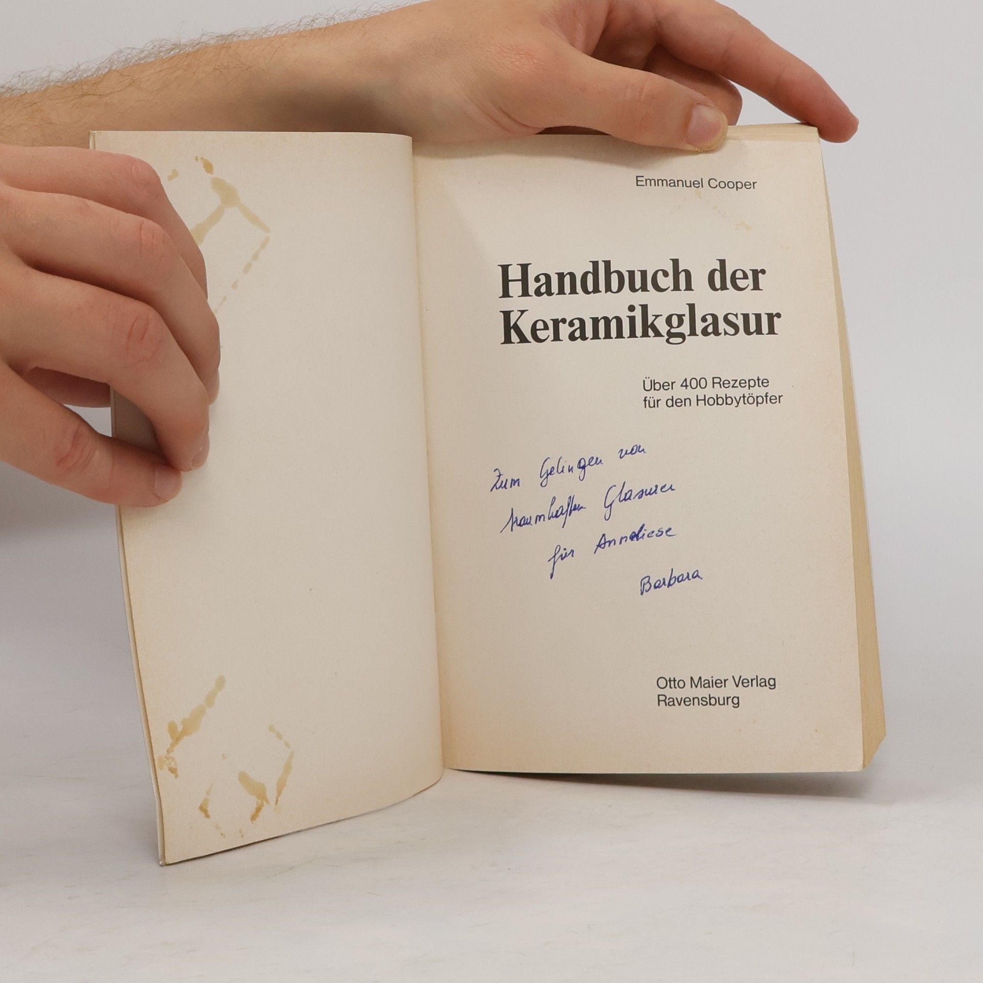 Emmanuel Cooper Handbuch der Keramikglasur