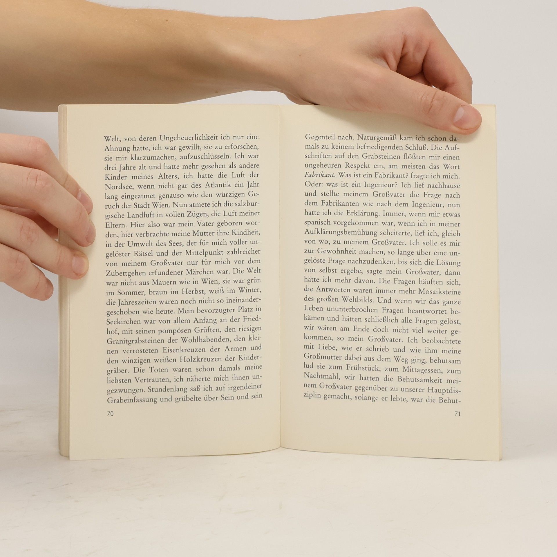 Thomas Bernhard Ein Kind