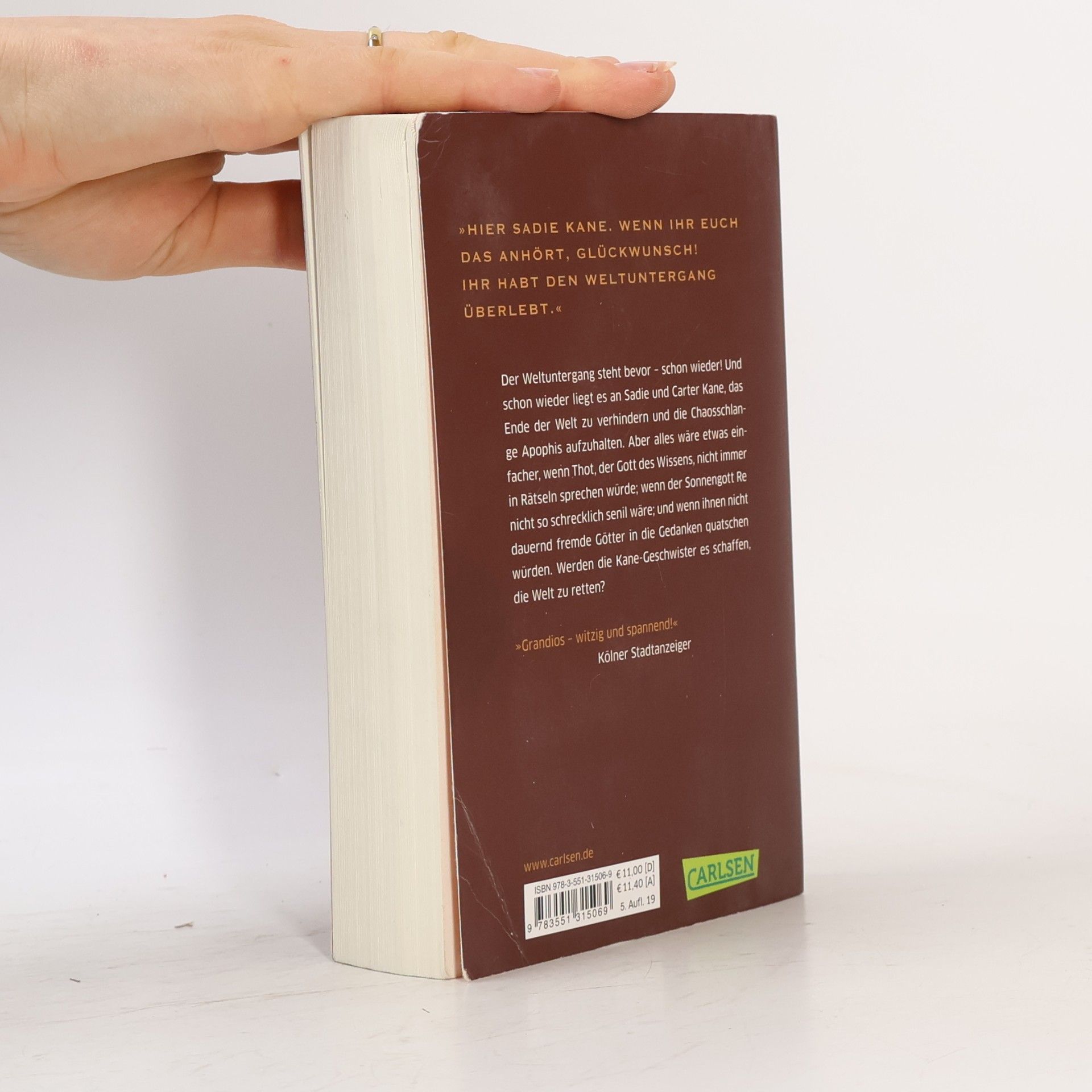 Rick Riordan Die Kane-Chroniken. Der Schatten des Schlange