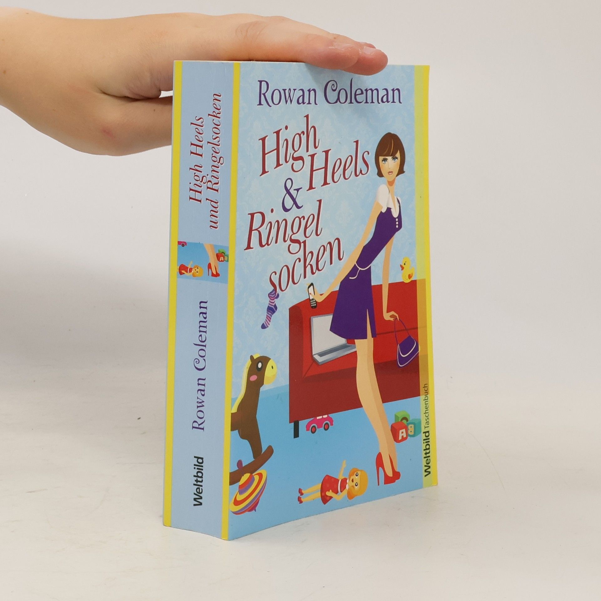 Rowan Coleman High Heels und Ringelsocken