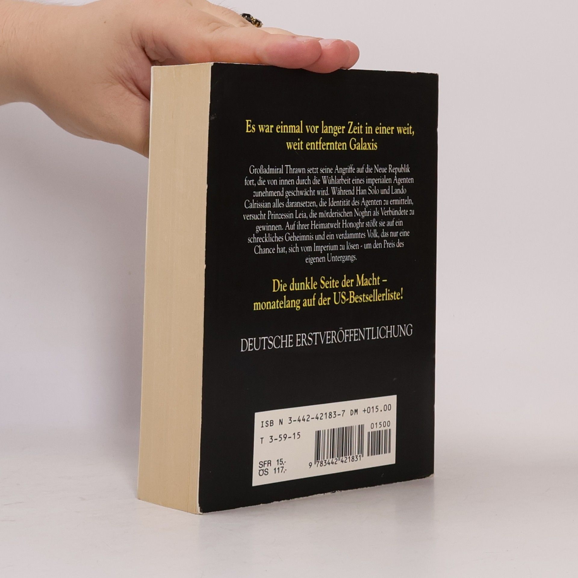 Timothy Zahn Star Wars. Die dunkle Seite der Macht