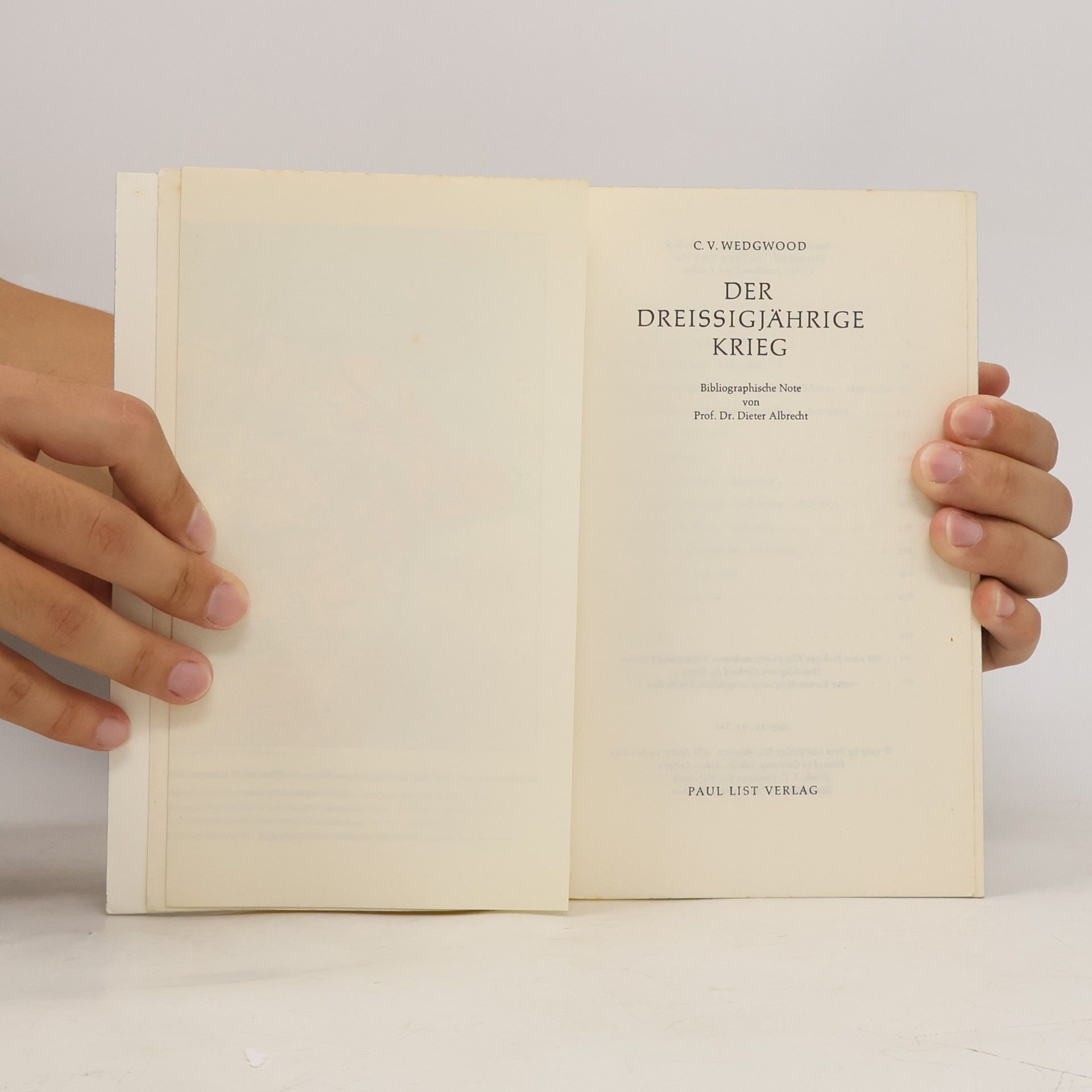 C. V. Wedgwood Der Dreißigjährige Krieg