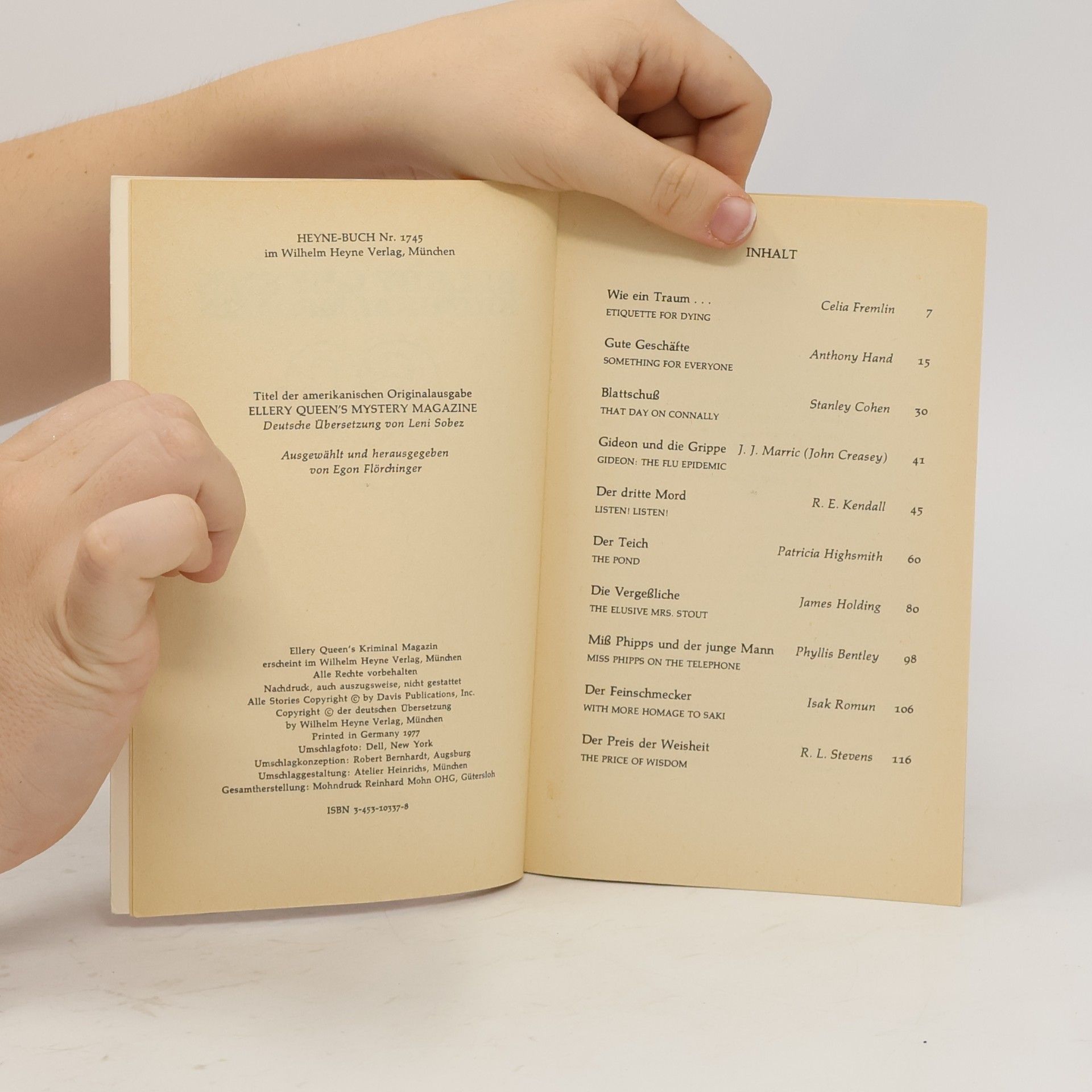 Ellery Queen Ellery Queen's Kriminal-Magazin