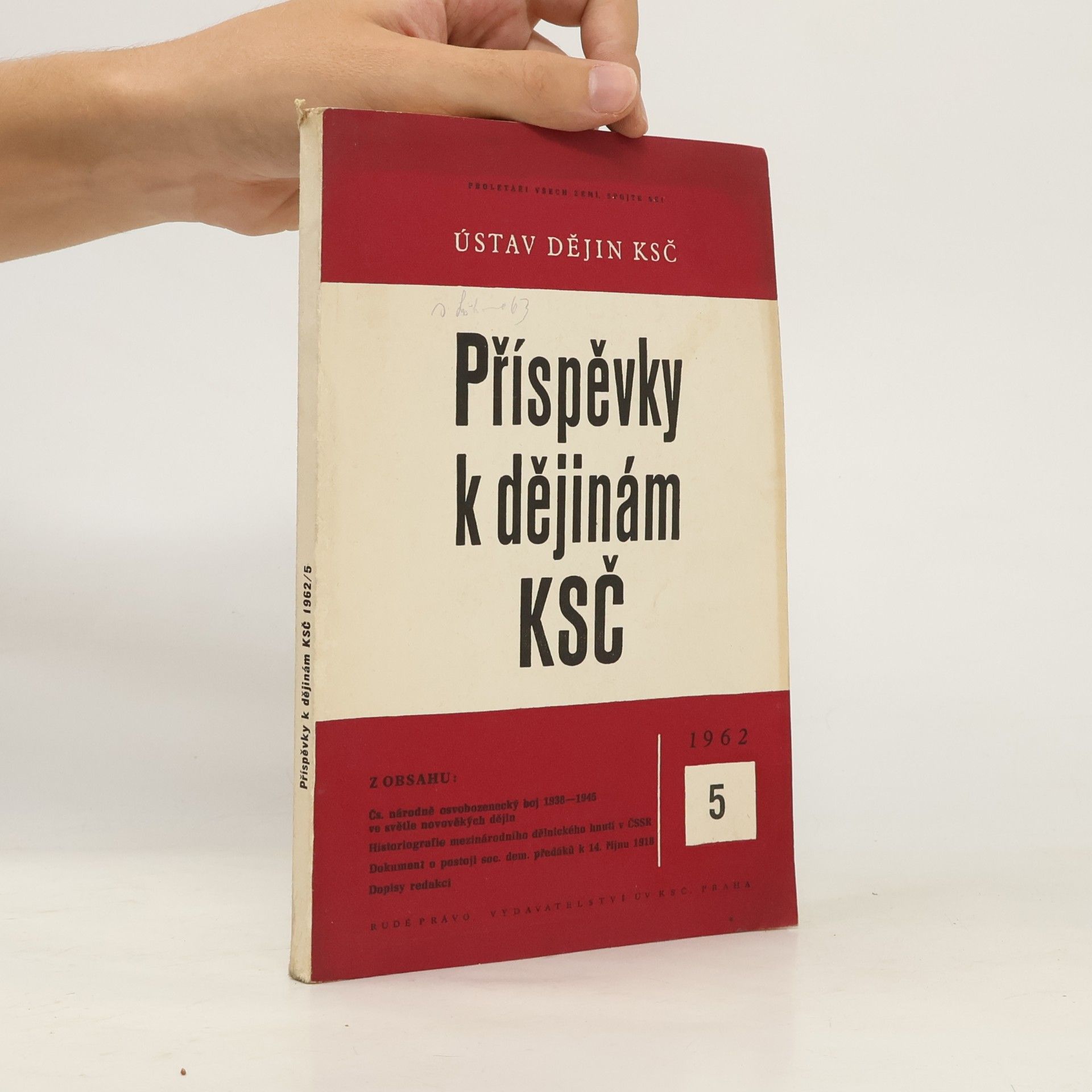 kolektiv Příspěvky k dějinám KSČ