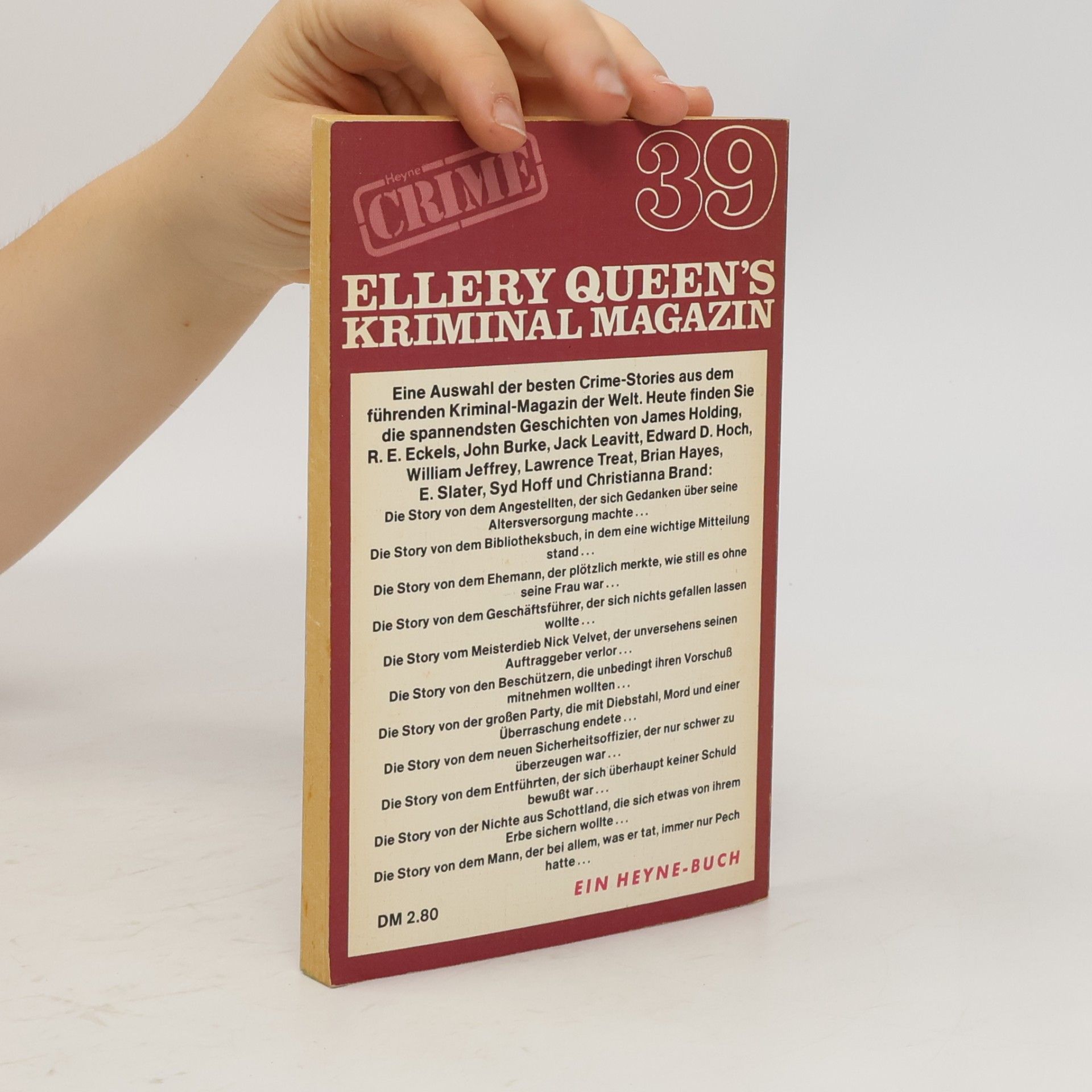 Ellery Queen Ellery Queen's Kriminalmagazin 39