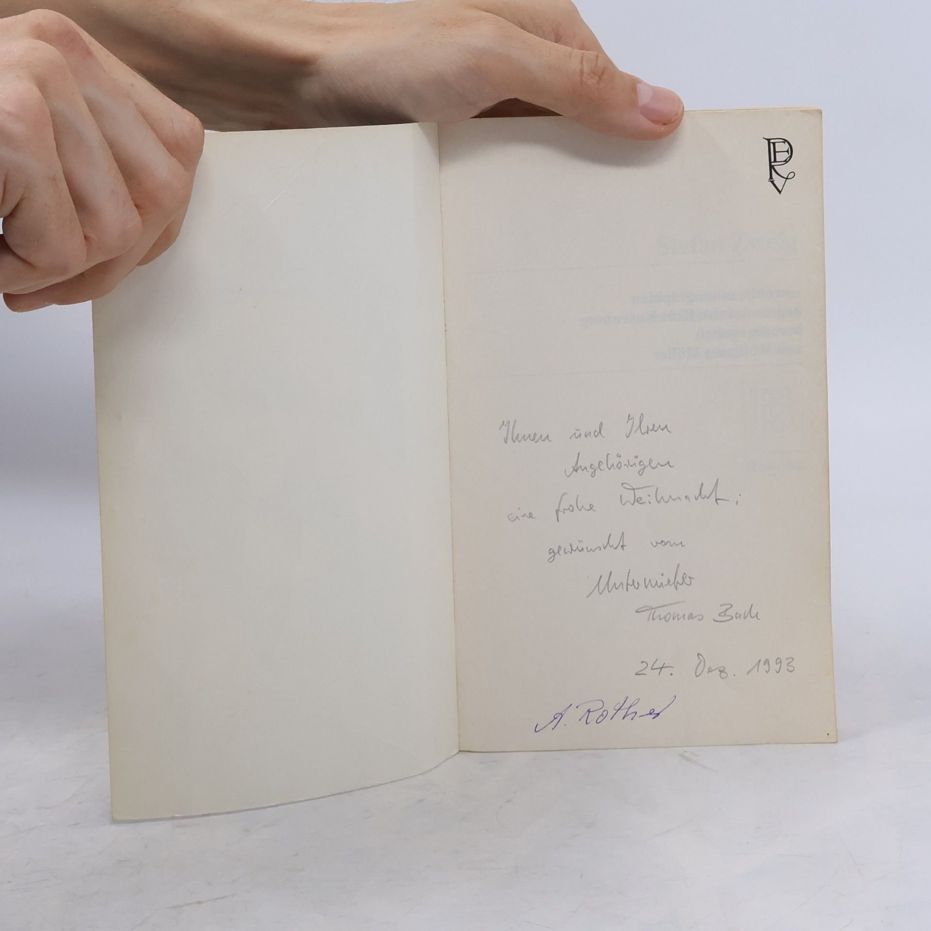 Hartmut Müller Stefan Zweig