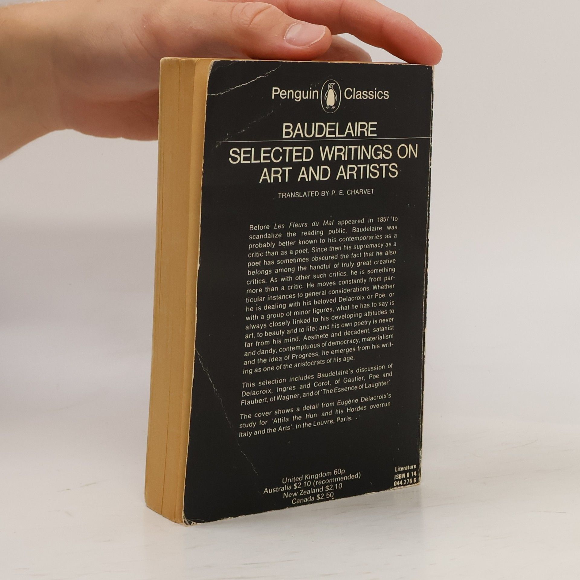 Charles Baudelaire Penguin Classics: Selected Writings on Art and Artists