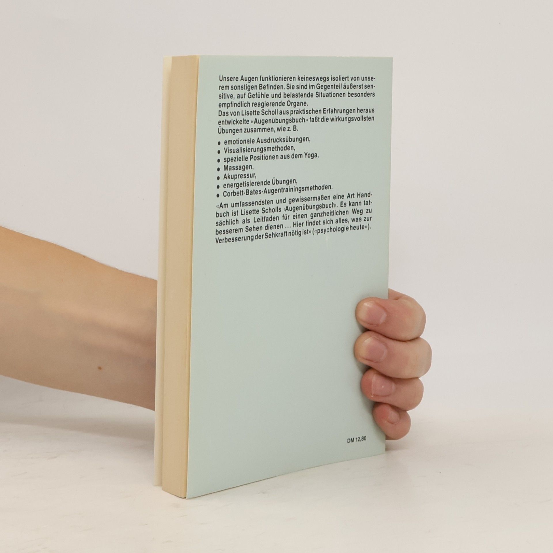 Lisette Scholl Das Augenübungsbuch