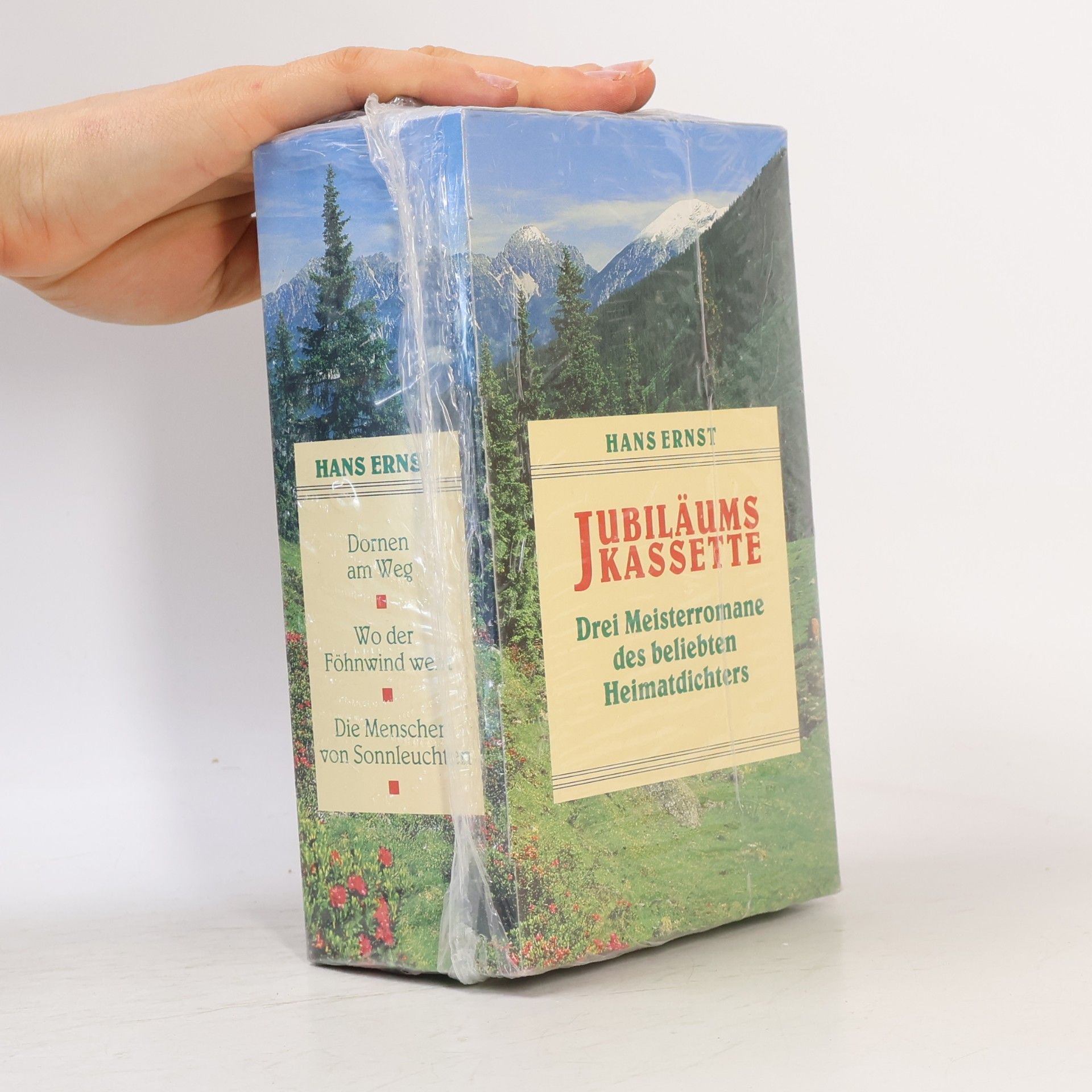 Hans-Ernst Schwiete Jubiläums Kassette: Dornen am Weg, Wo der Föhnwind weht, Die Menschen von Sonnleuchten (3 svazky, komplet v boxu)