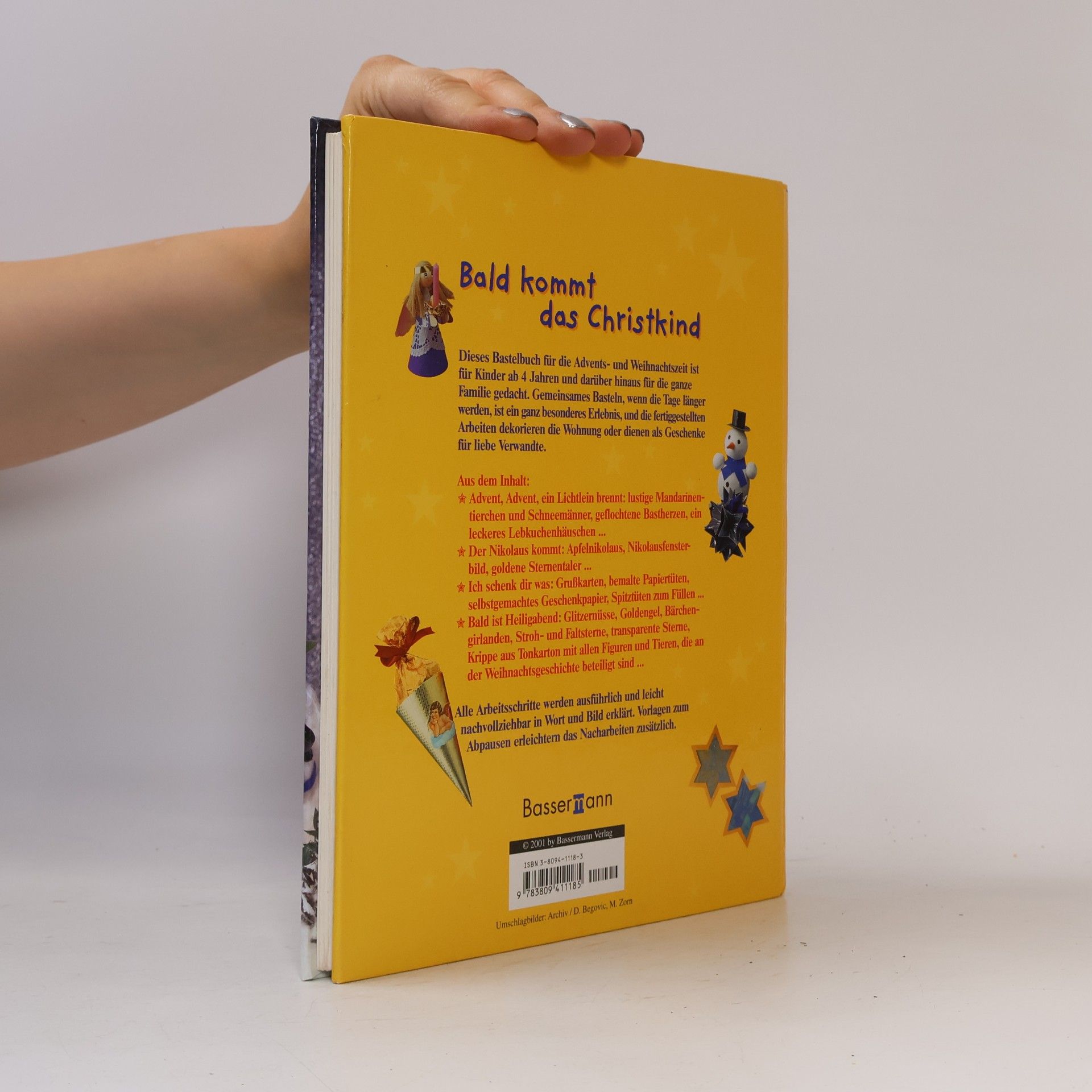 Weihnachtsbastelbuch für Kinder