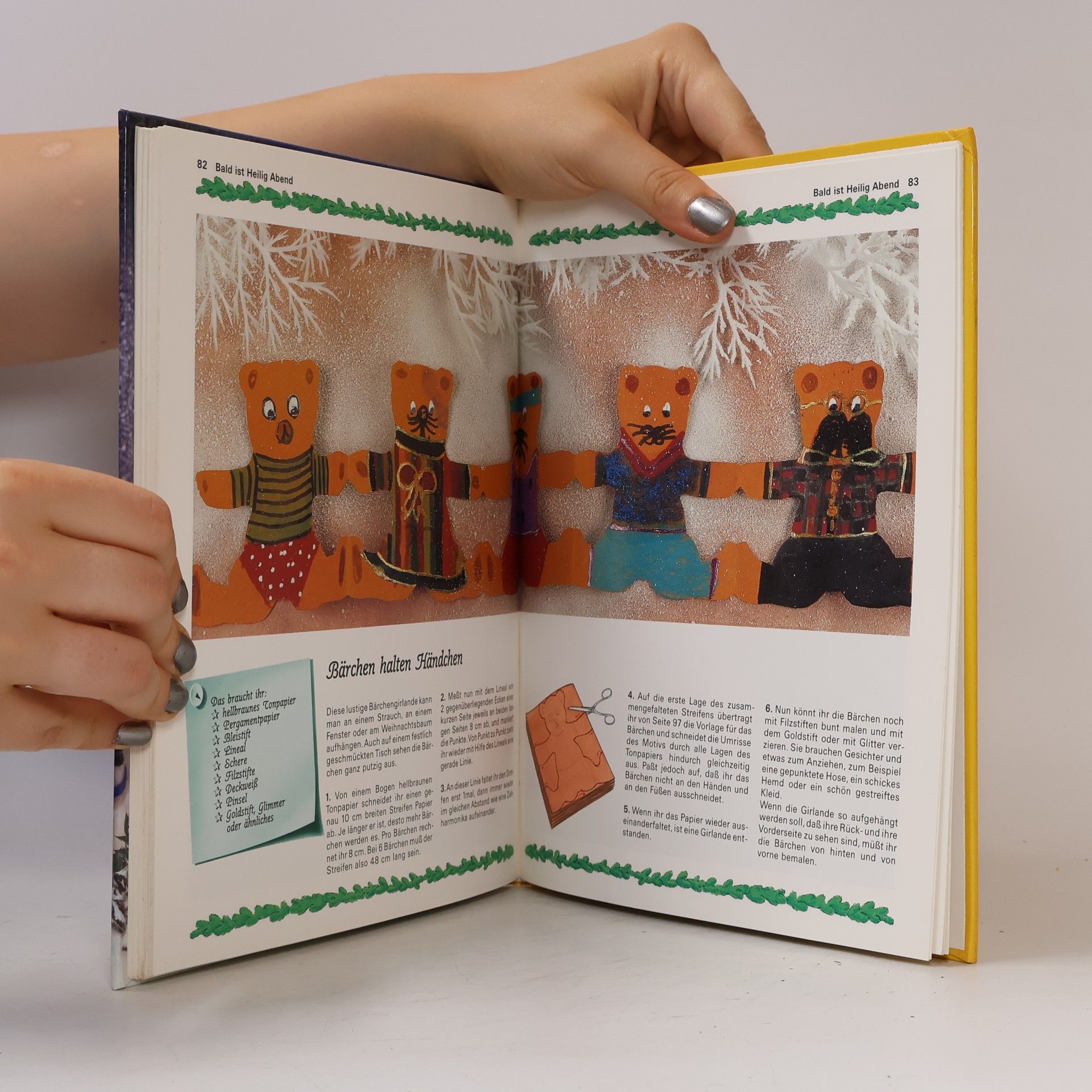 Weihnachtsbastelbuch für Kinder