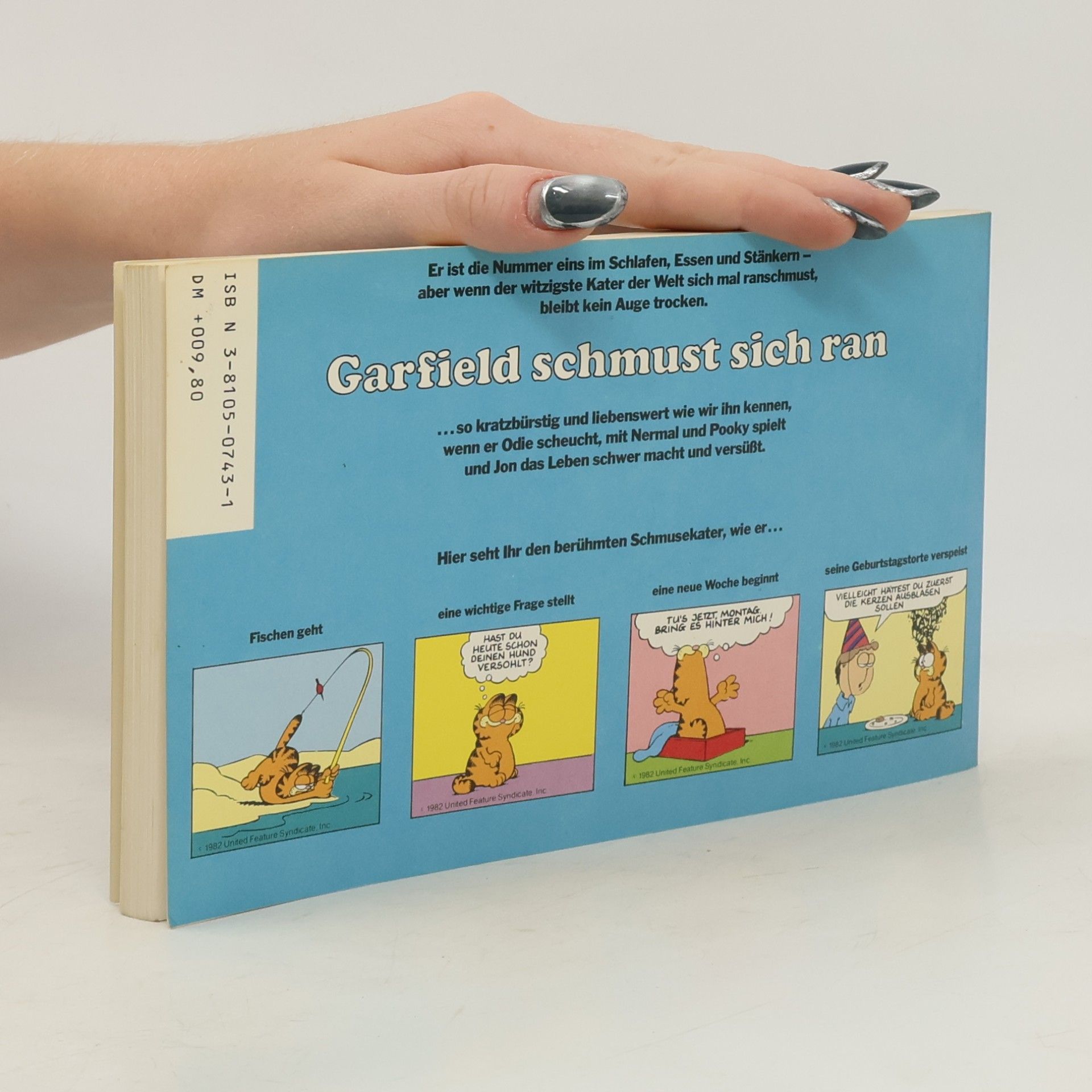 Jim Davis Garfield schmust sich ran
