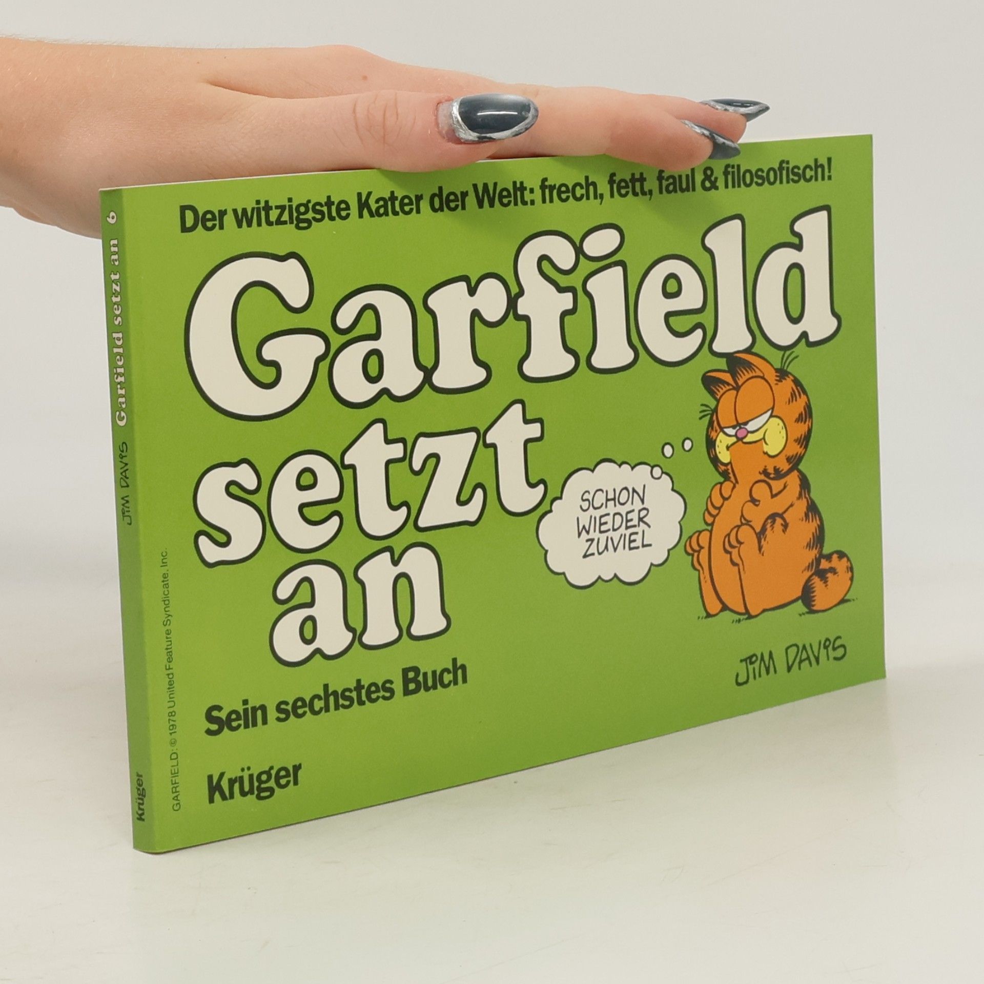 Jim Davis Garfield setzt an