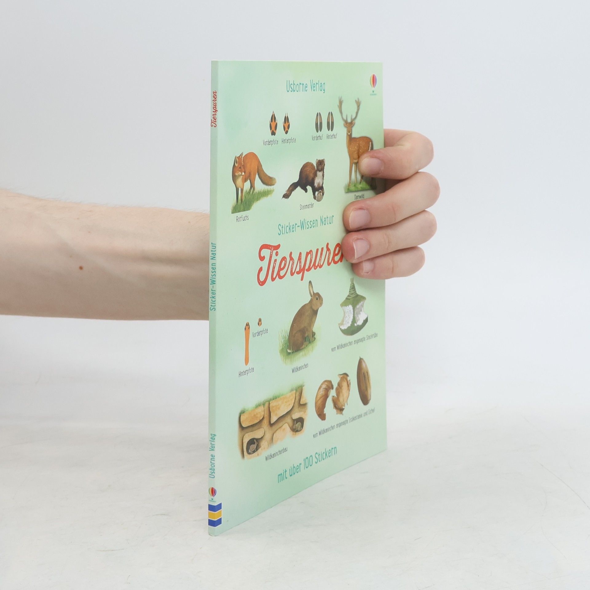 Alfred Leutscher Sticker-Wissen Natur: Tierspuren
